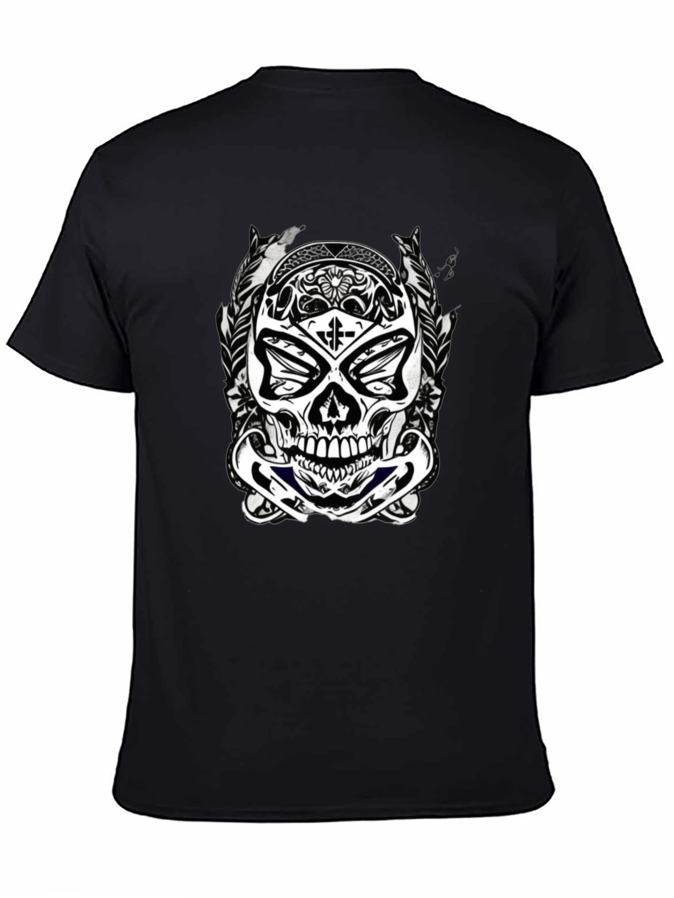 Skull Graphic Black T-Shirt for Men