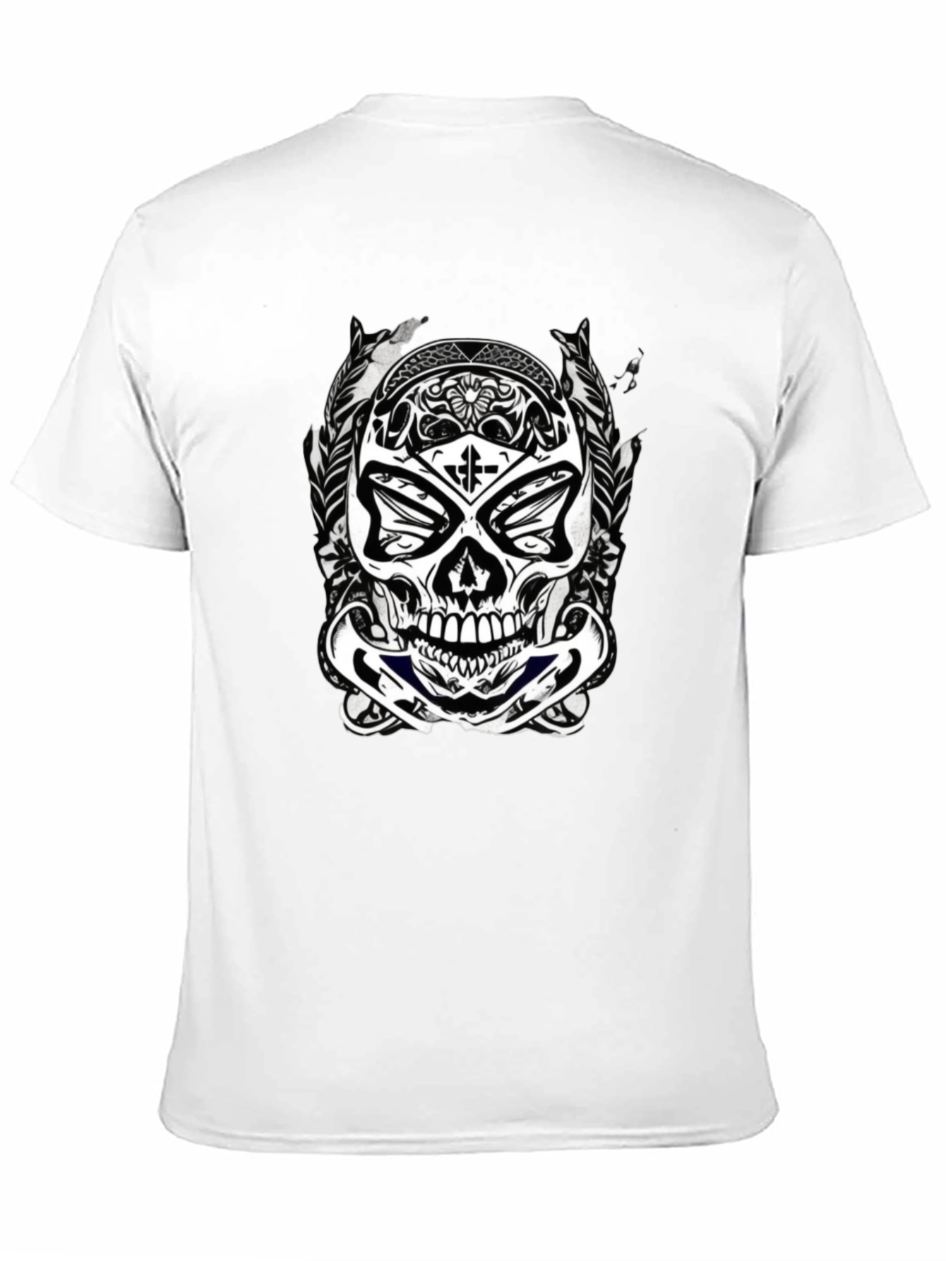 Skull Graphic Black T-Shirt for Men