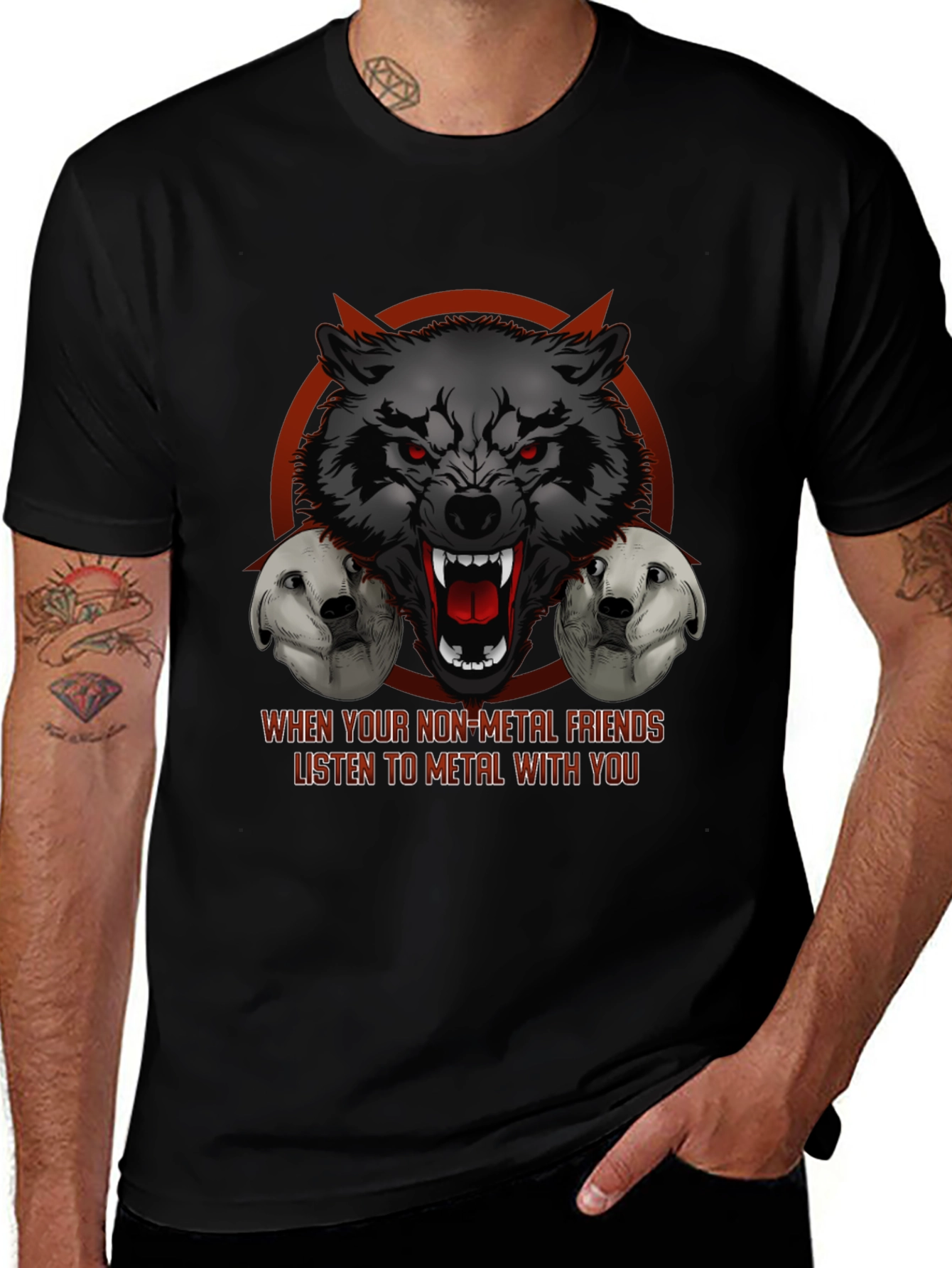 Metal Friends Graphic T-Shirt
