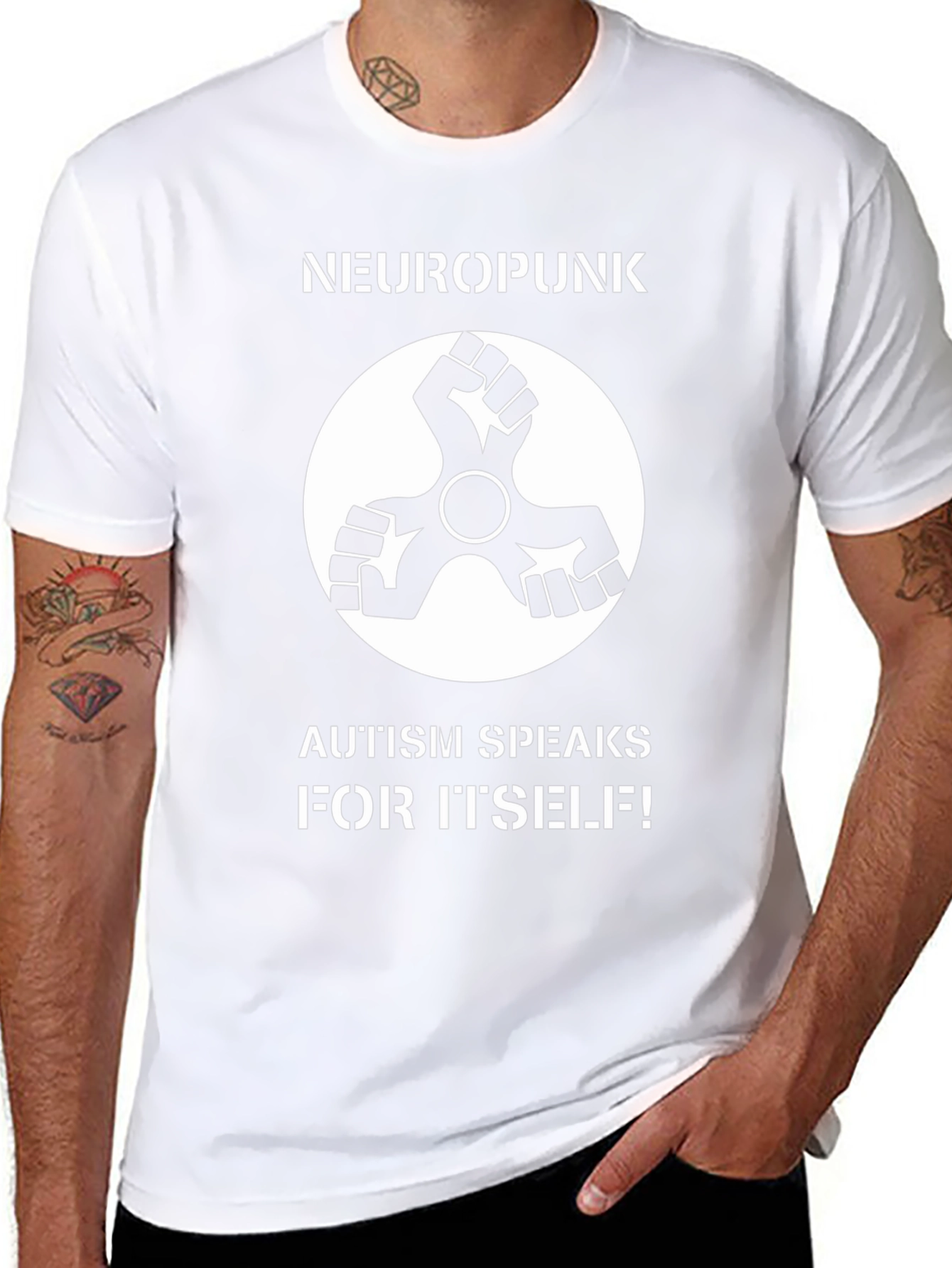 Neuropunk Autism Speaks Graphic T-Shirt