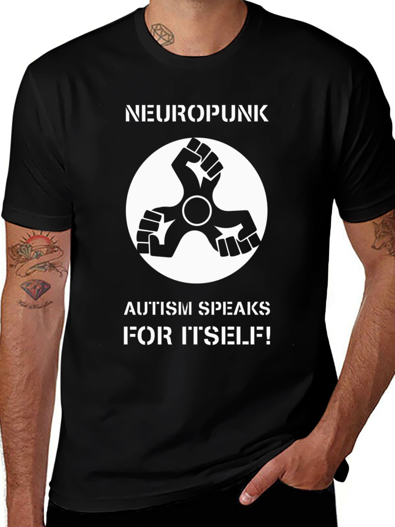 Neuropunk Autism Speaks Graphic T-Shirt