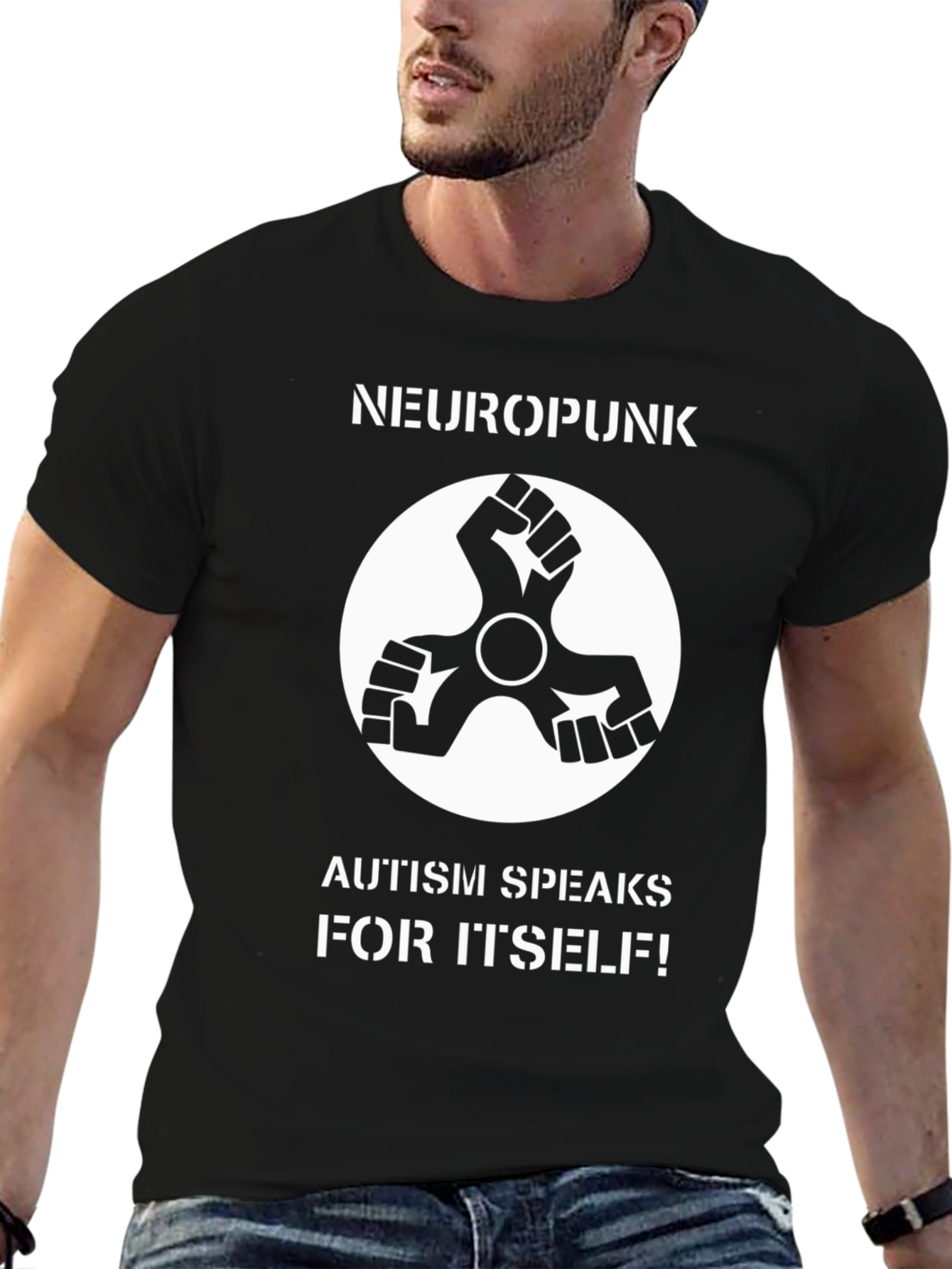 Neuropunk Autism Speaks Graphic T-Shirt