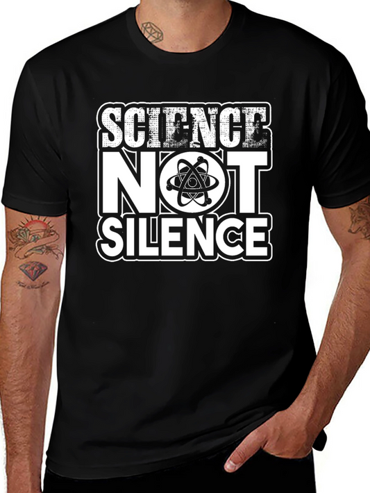 Science Not Silence Graphic T-Shirt