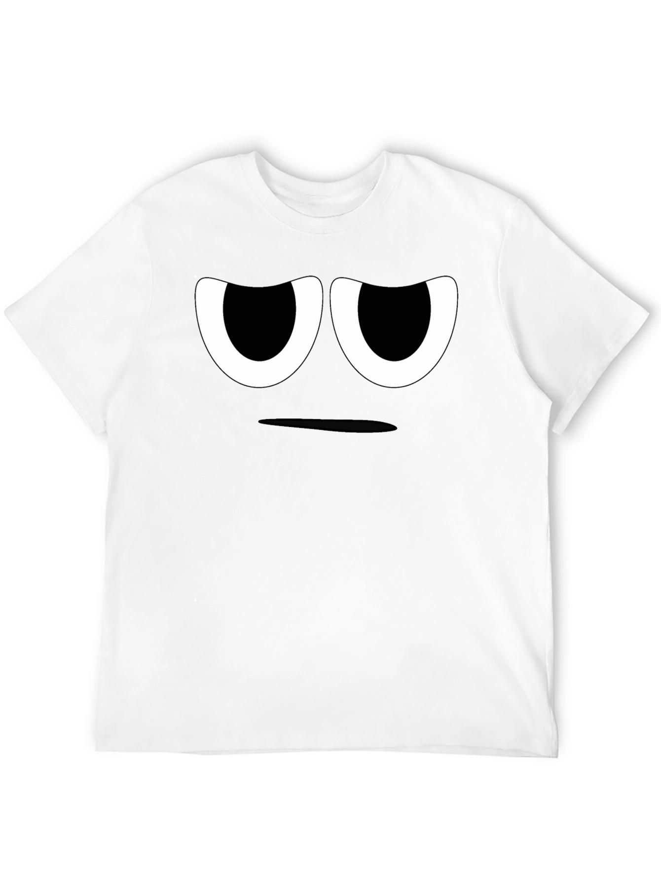Grumpy Face Black T-Shirt