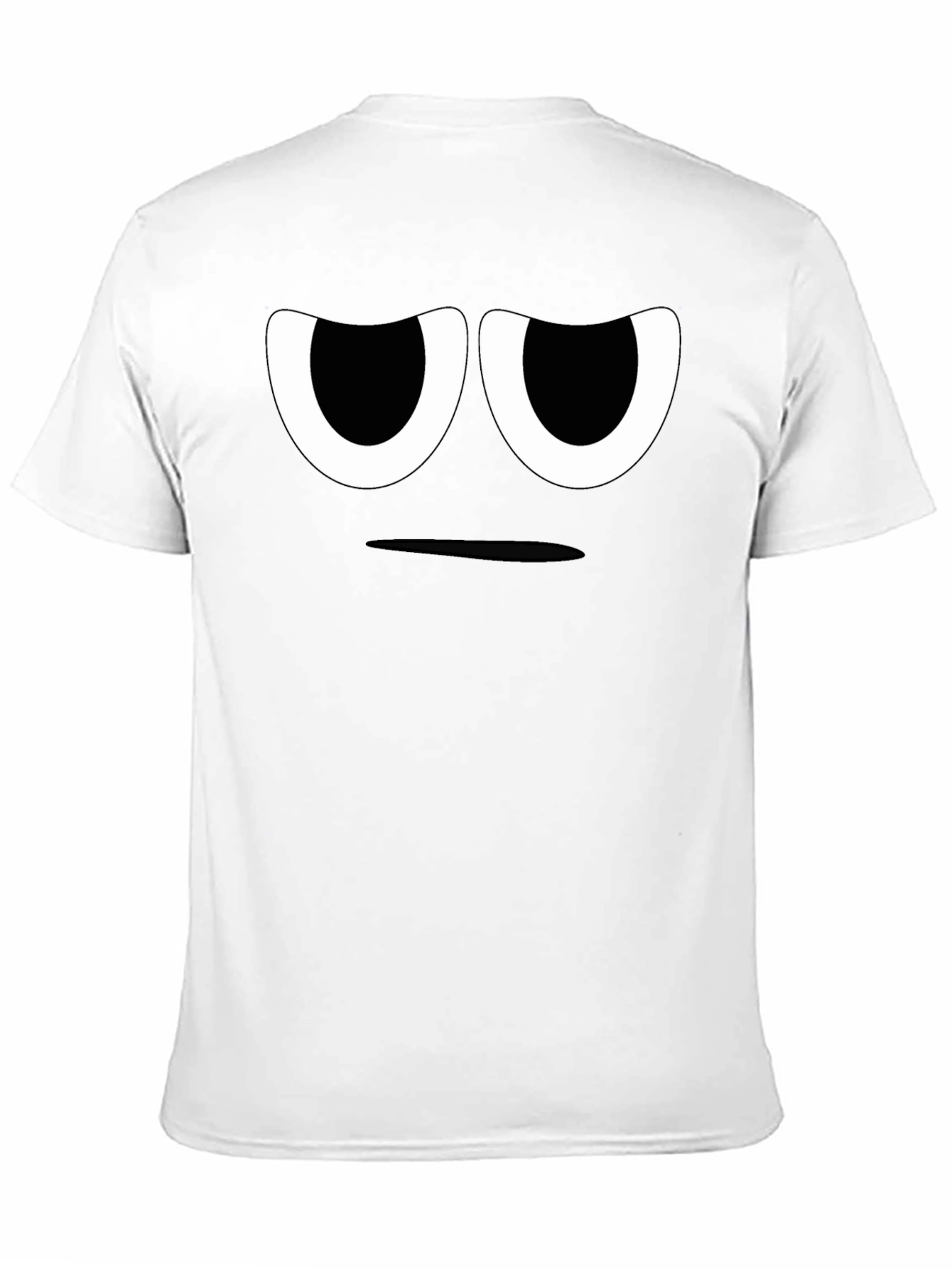Grumpy Face Black T-Shirt