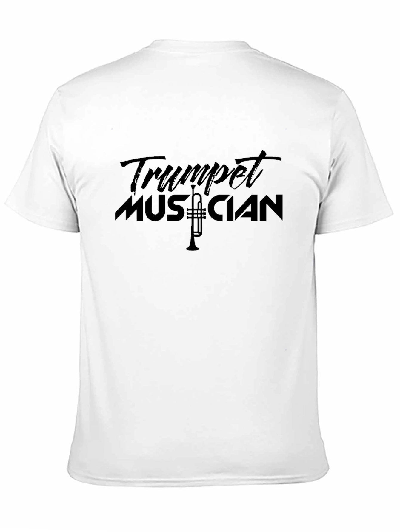 Trumpet Musician Black Graphic T-Shirt