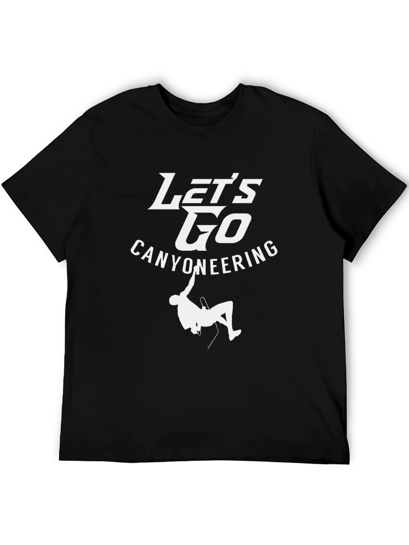 Lets Go Canyoneering Black T-Shirt