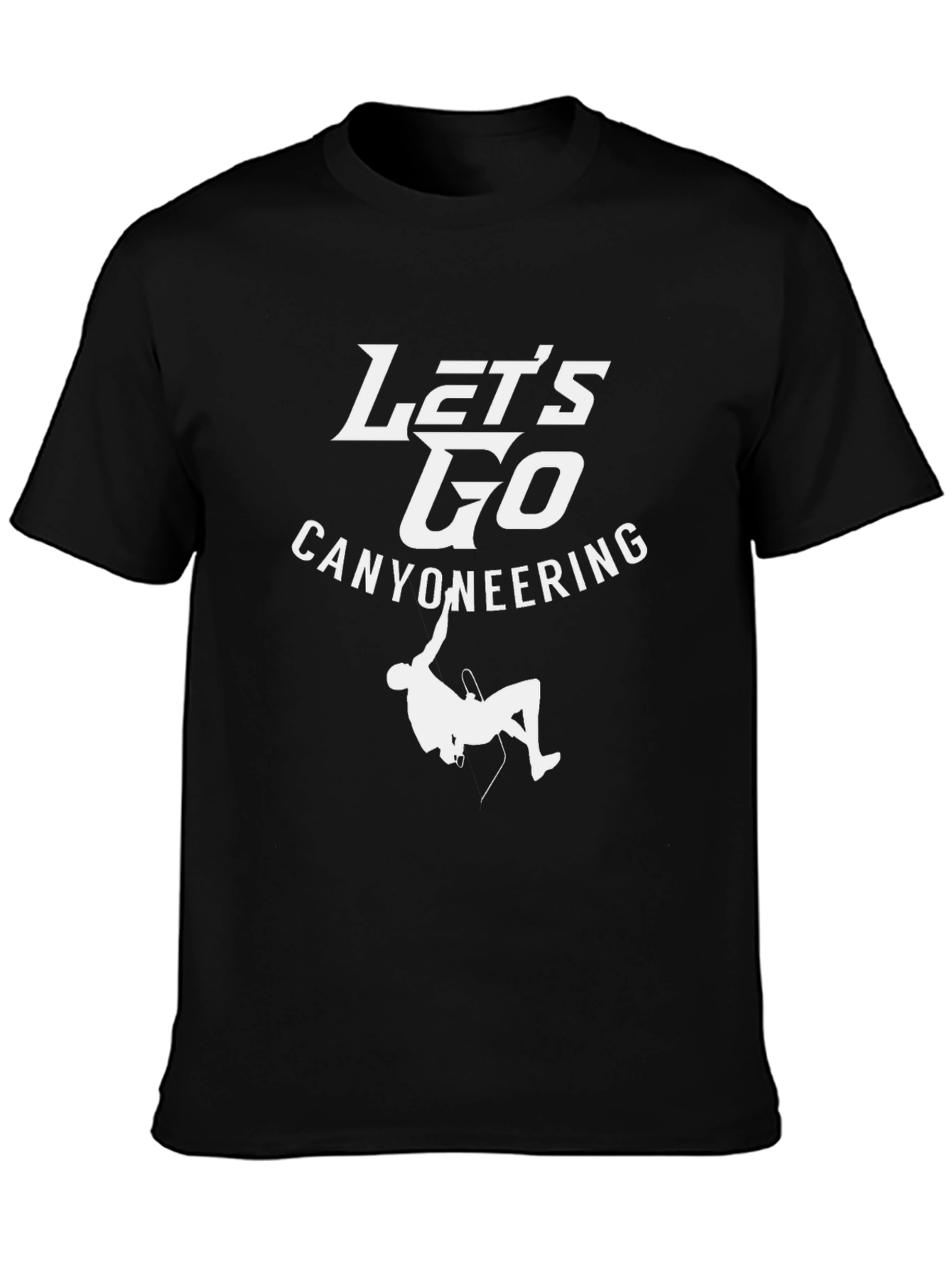 Lets Go Canyoneering Black T-Shirt