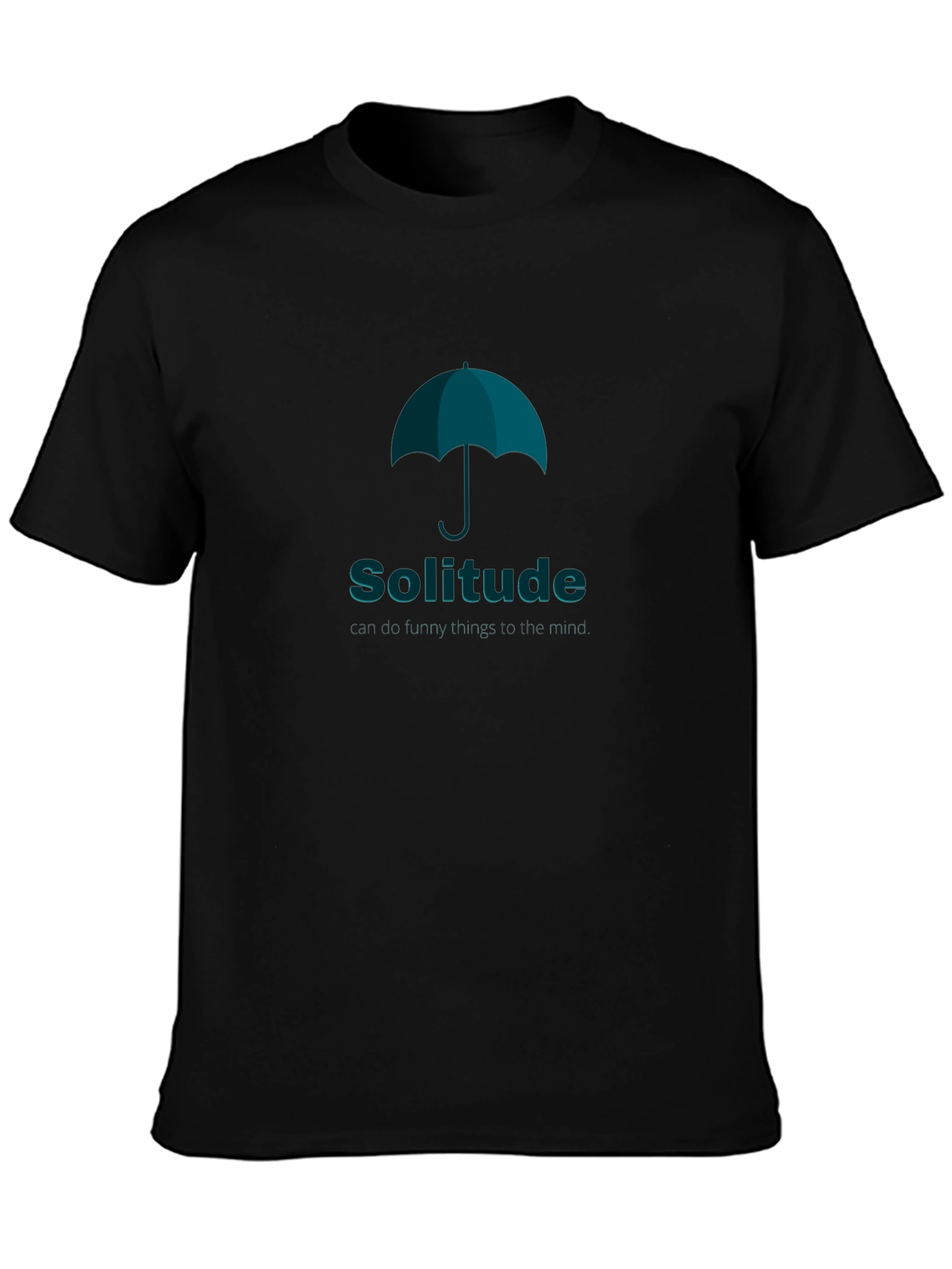 Solitude Umbrella Graphic Tee - Stylish Comfort