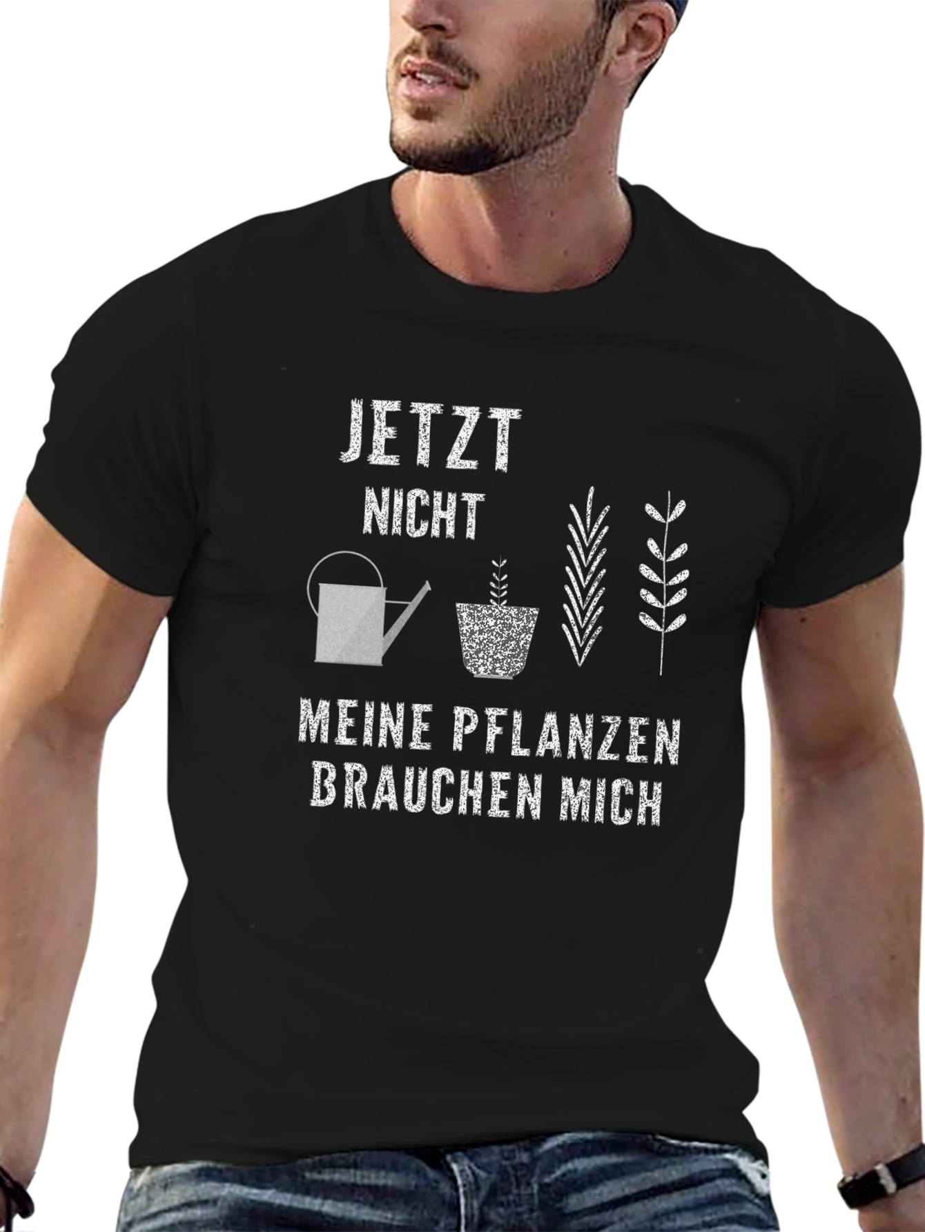 Plant Lover T-Shirt - Jetzt Nicht Meine Pflanzen