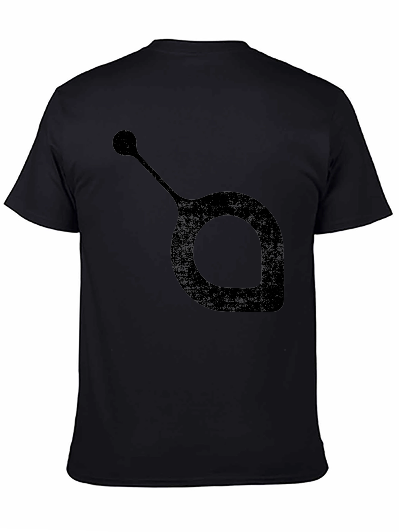 Abstract Design Black T-Shirt