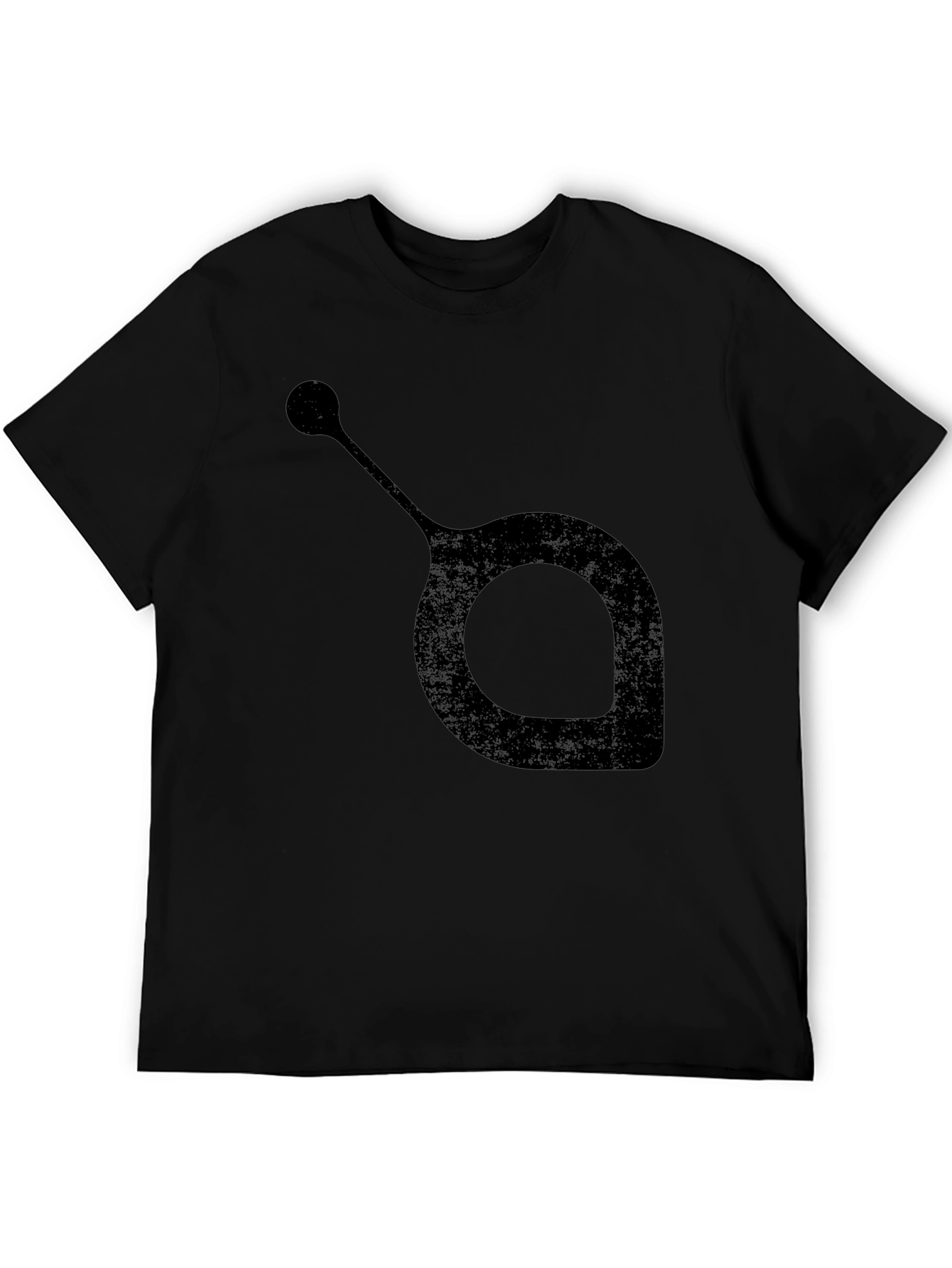 Abstract Design Black T-Shirt