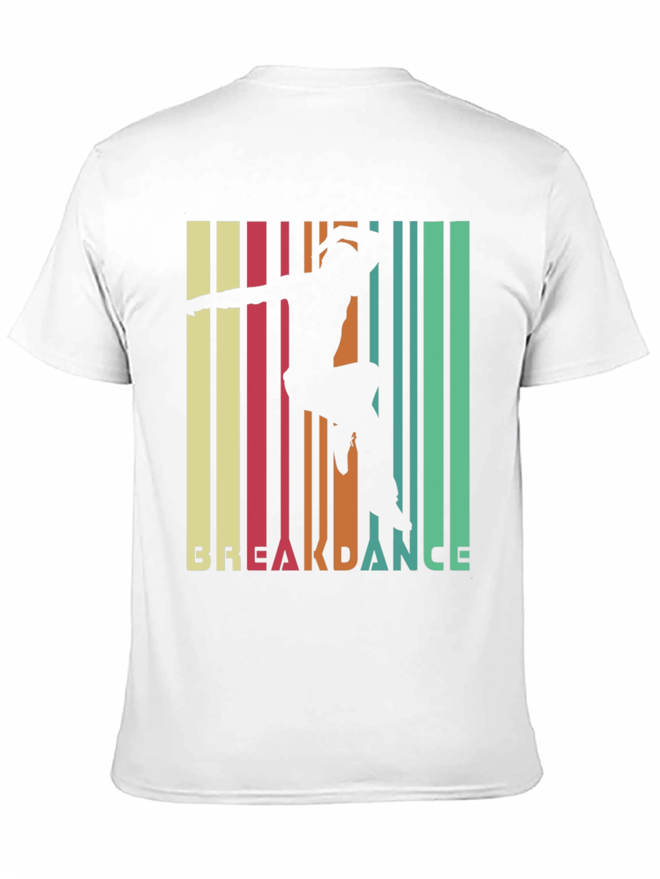 Retro Breakdance Silhouette Graphic T-Shirt