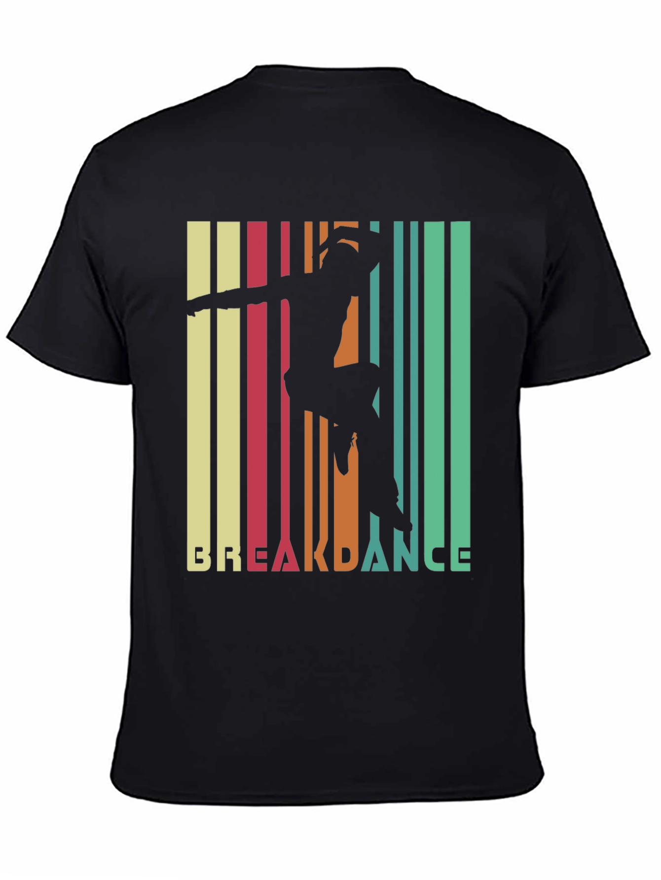 Retro Breakdance Silhouette Graphic T-Shirt