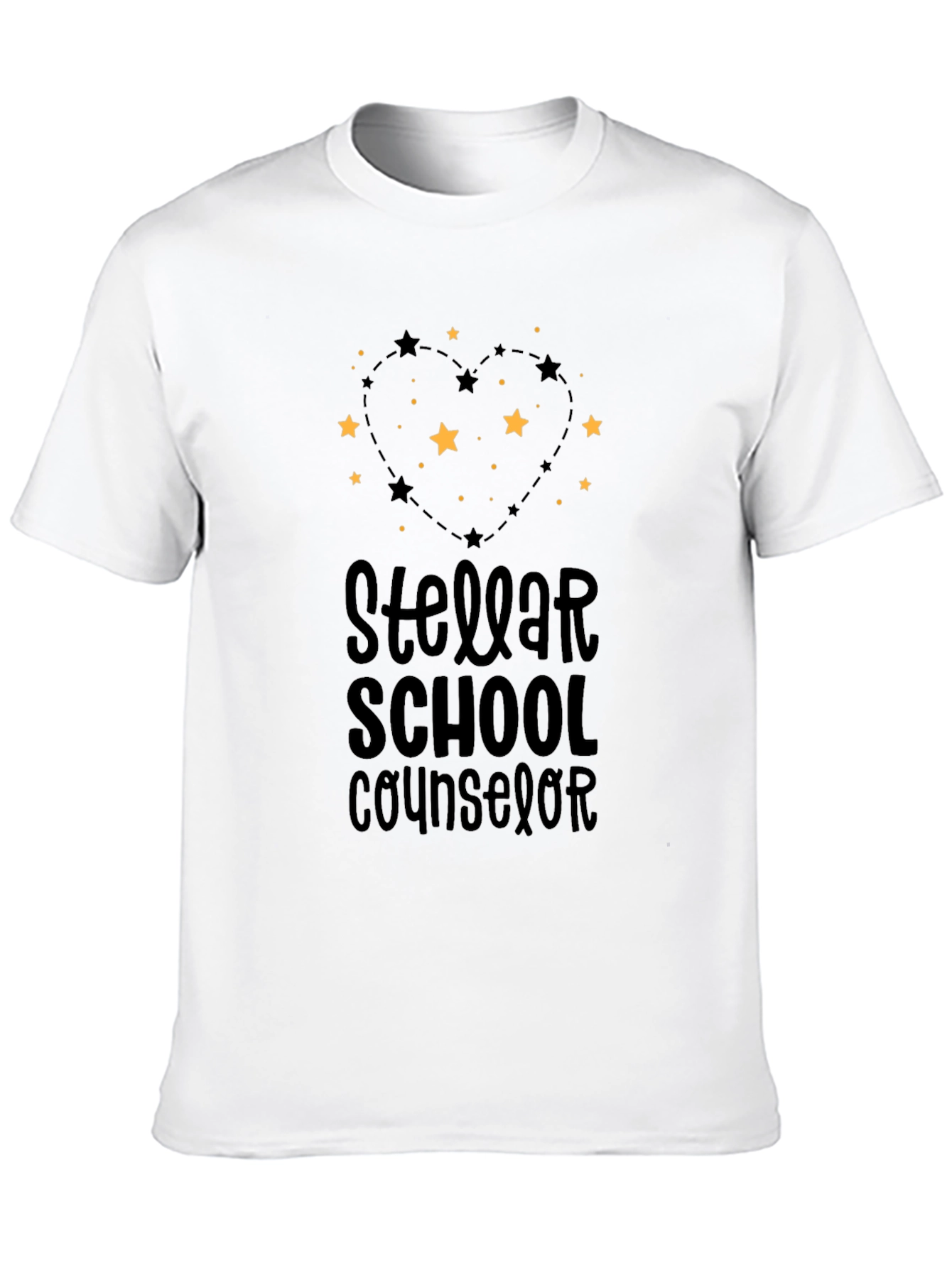 Stellar School Counselor Black T-Shirt