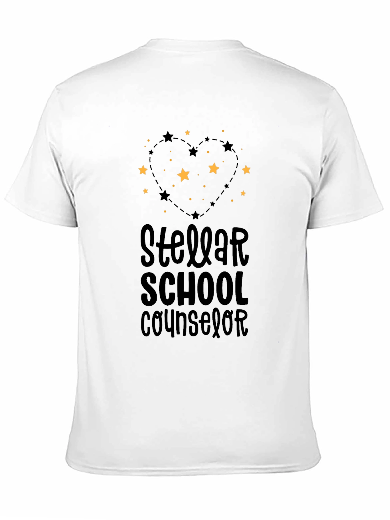 Stellar School Counselor Black T-Shirt