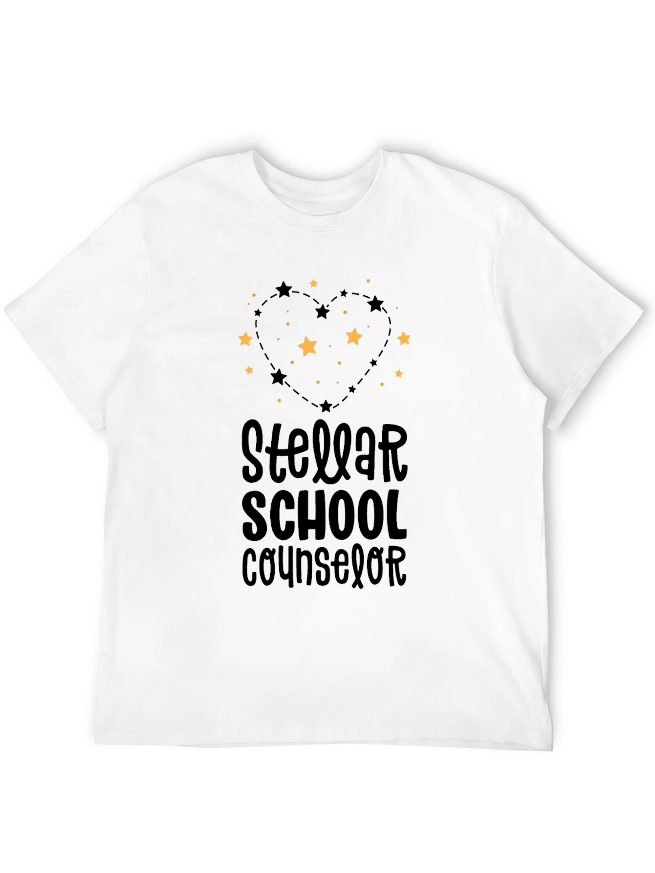 Stellar School Counselor Black T-Shirt