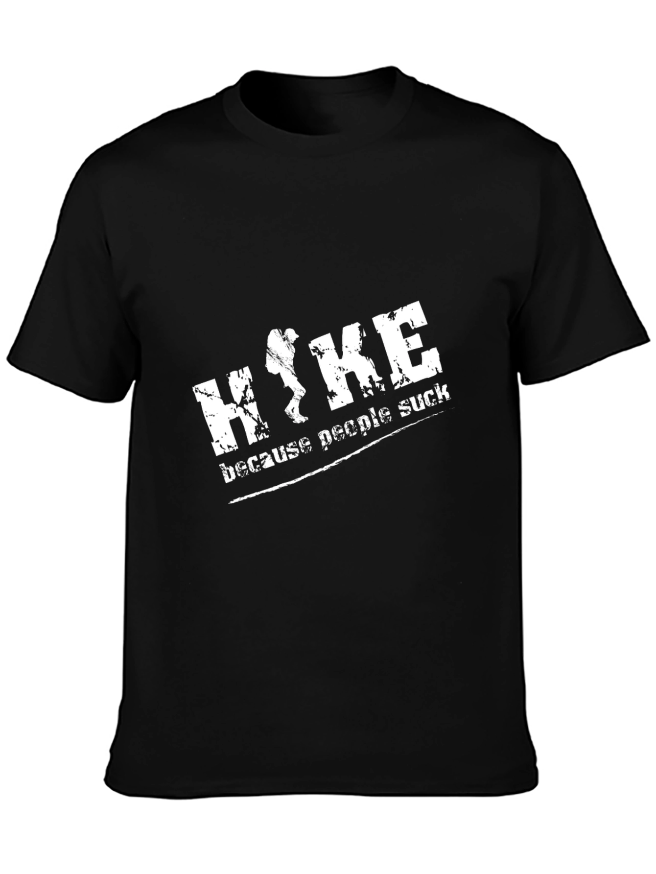 Hike Because People Suck Graphic Tee