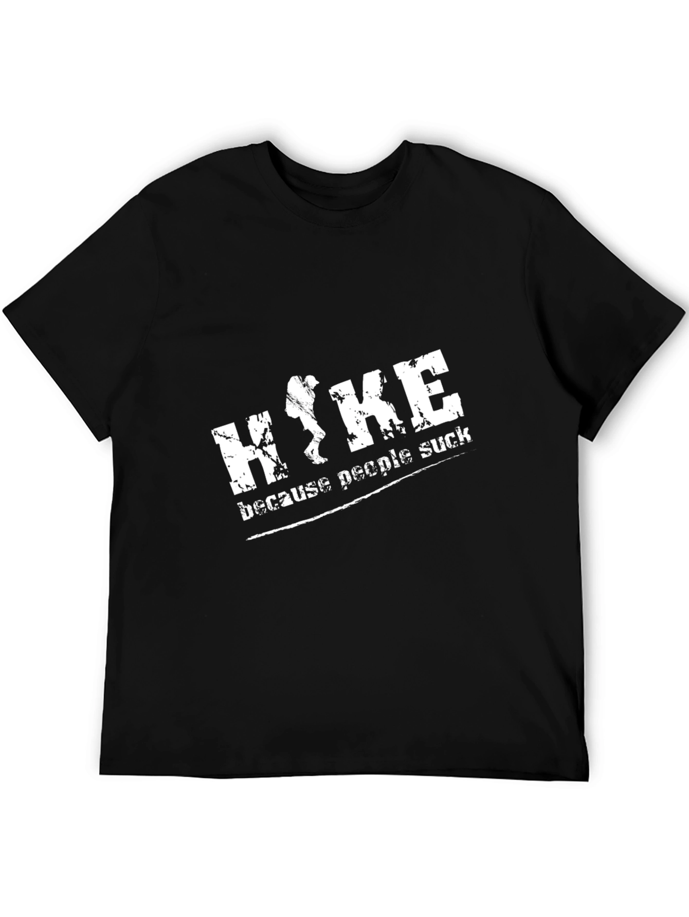 Hike Because People Suck Graphic Tee