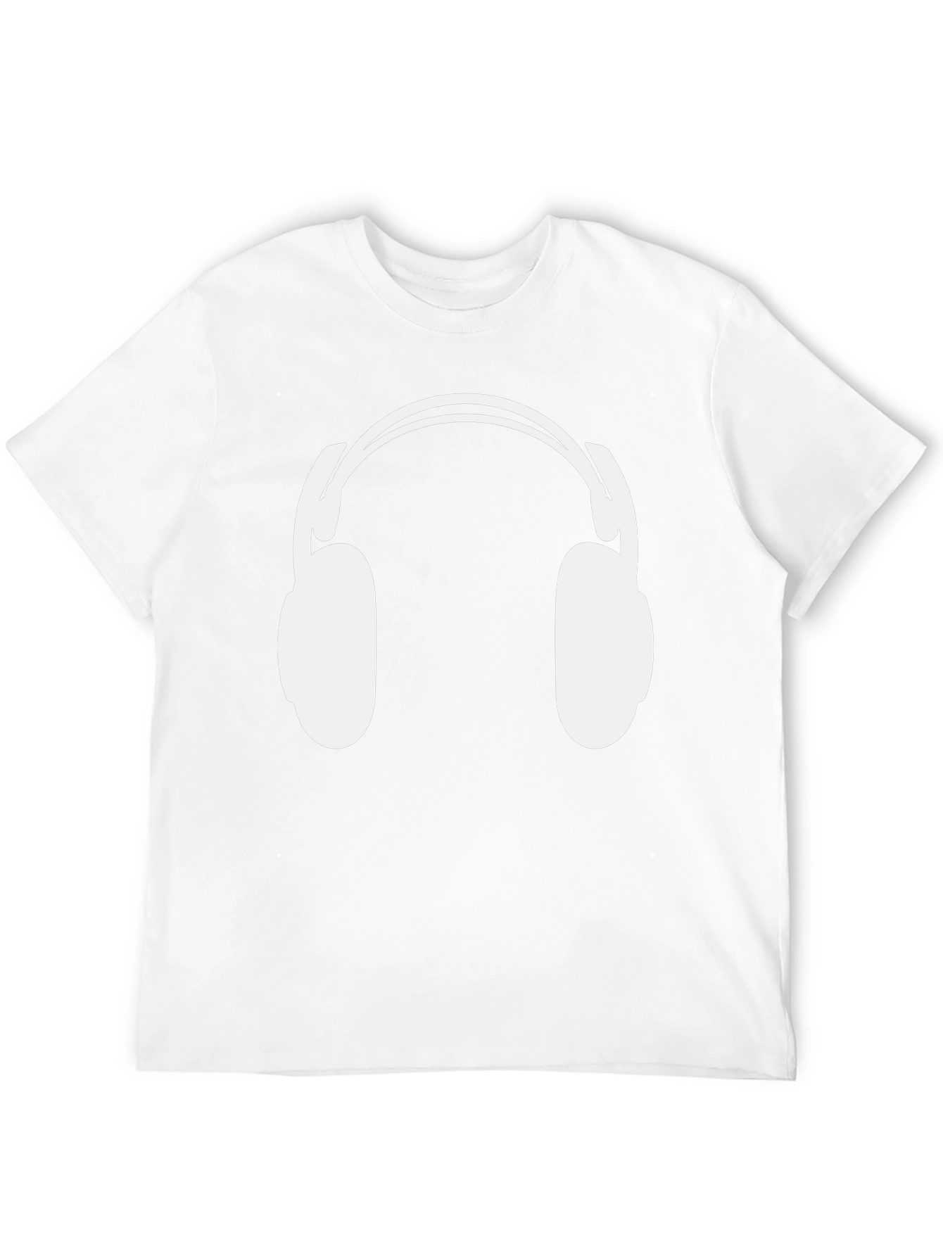 Headphone Graphic T-Shirt - Classic Black Tee