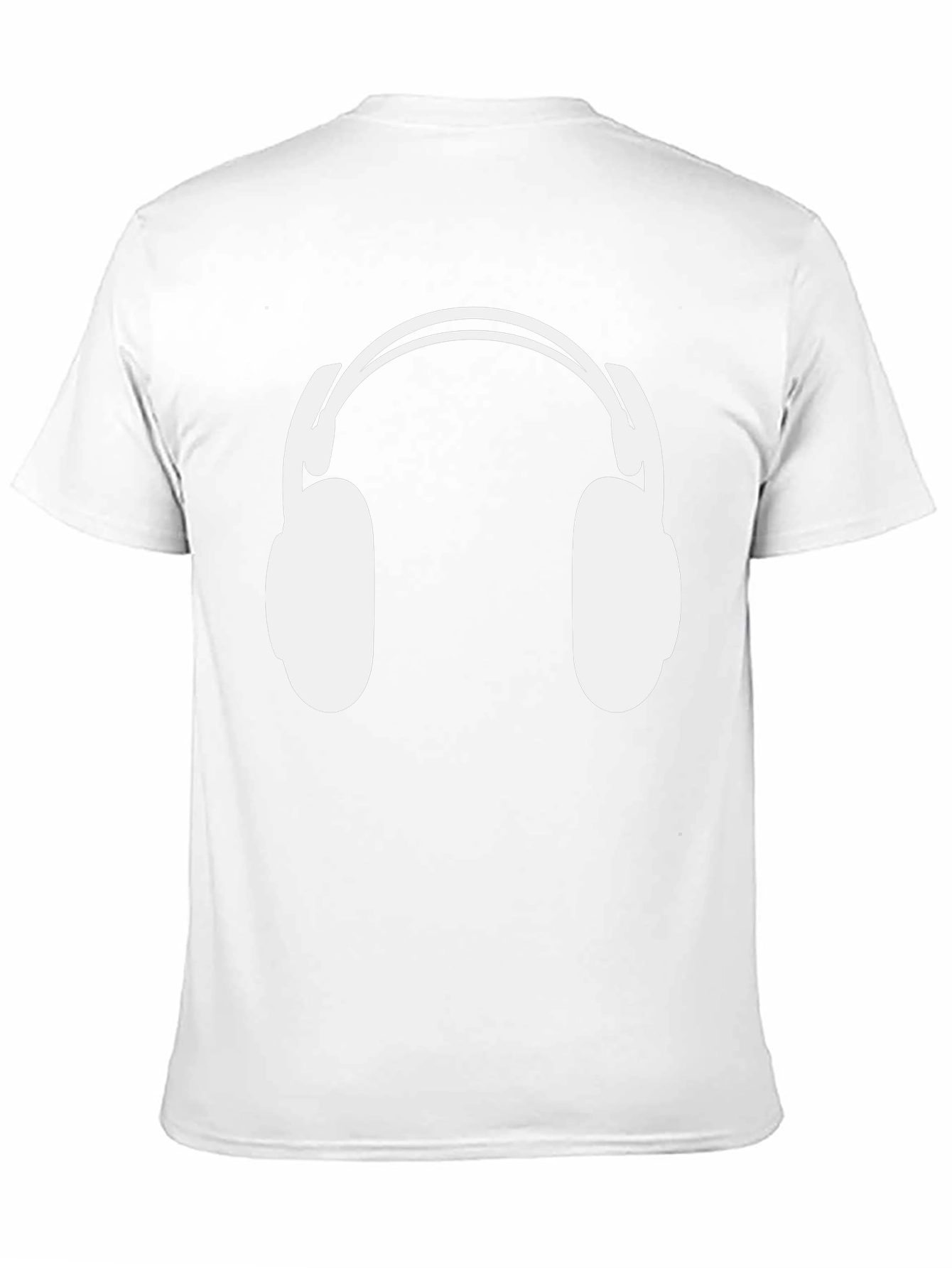 Headphone Graphic T-Shirt - Classic Black Tee