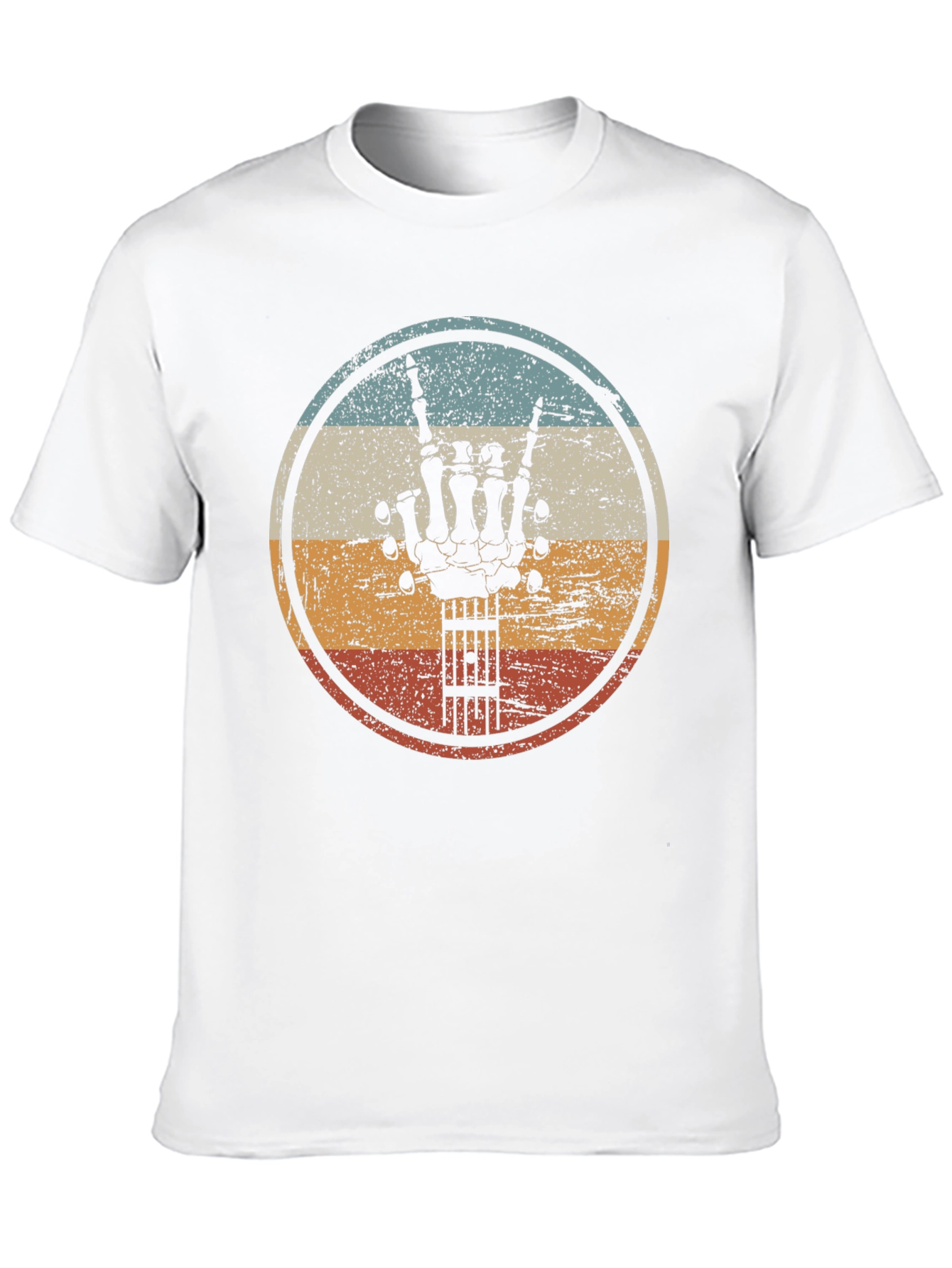 Retro Rock Hand Guitar T-Shirt