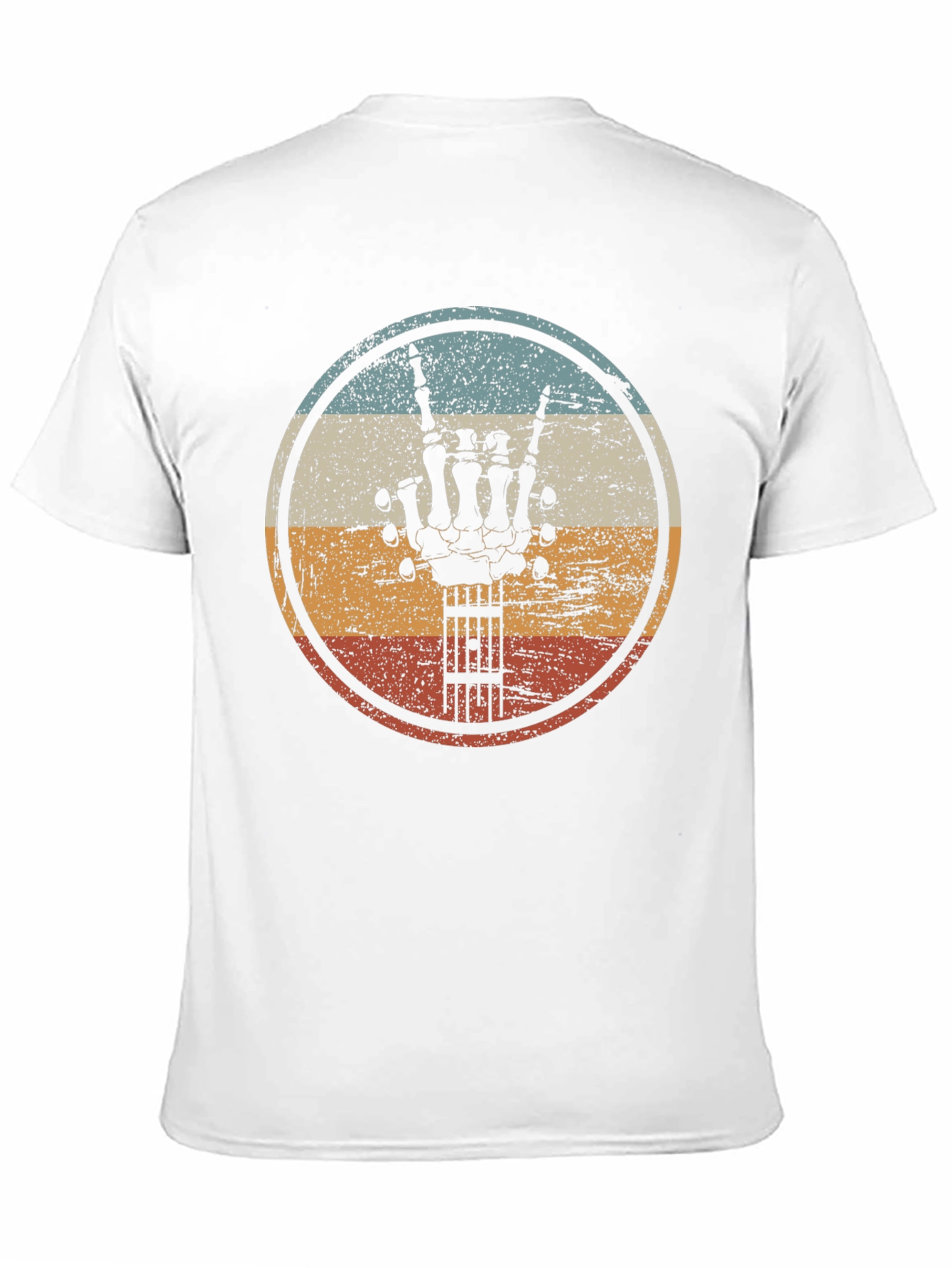 Retro Rock Hand Guitar T-Shirt