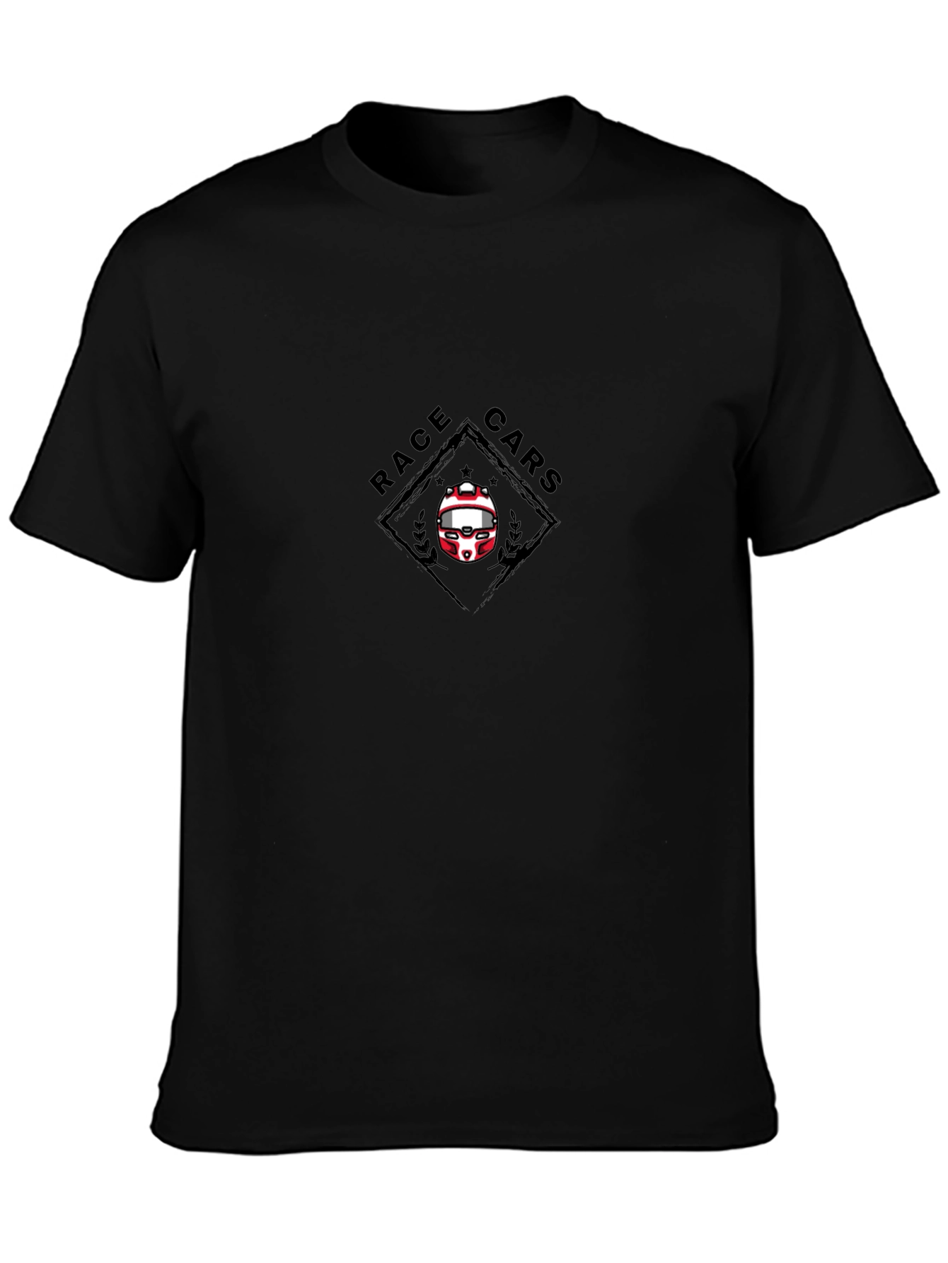 Race Cars Black T-Shirt