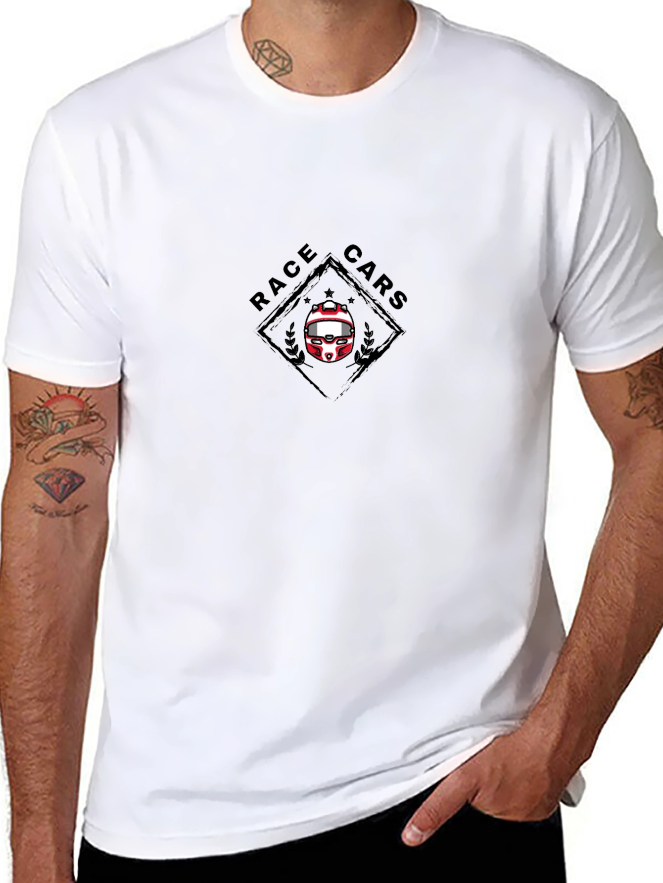 Race Cars Black T-Shirt