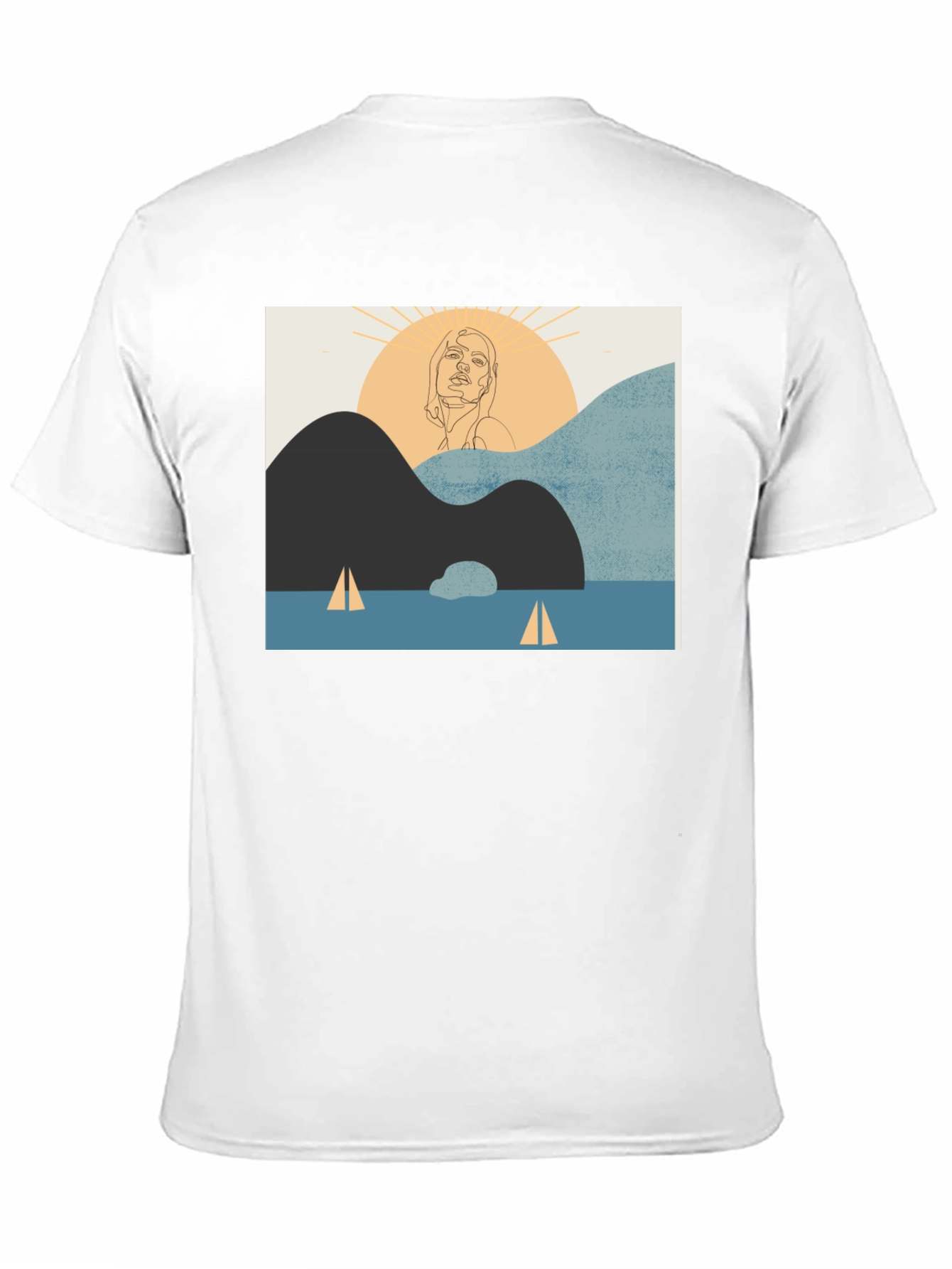 Modern Art Graphic Tee - Unisex Black T-Shirt