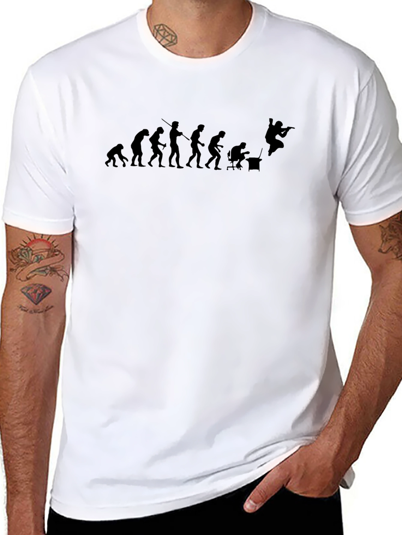 Evolution of Gaming T-Shirt - Black