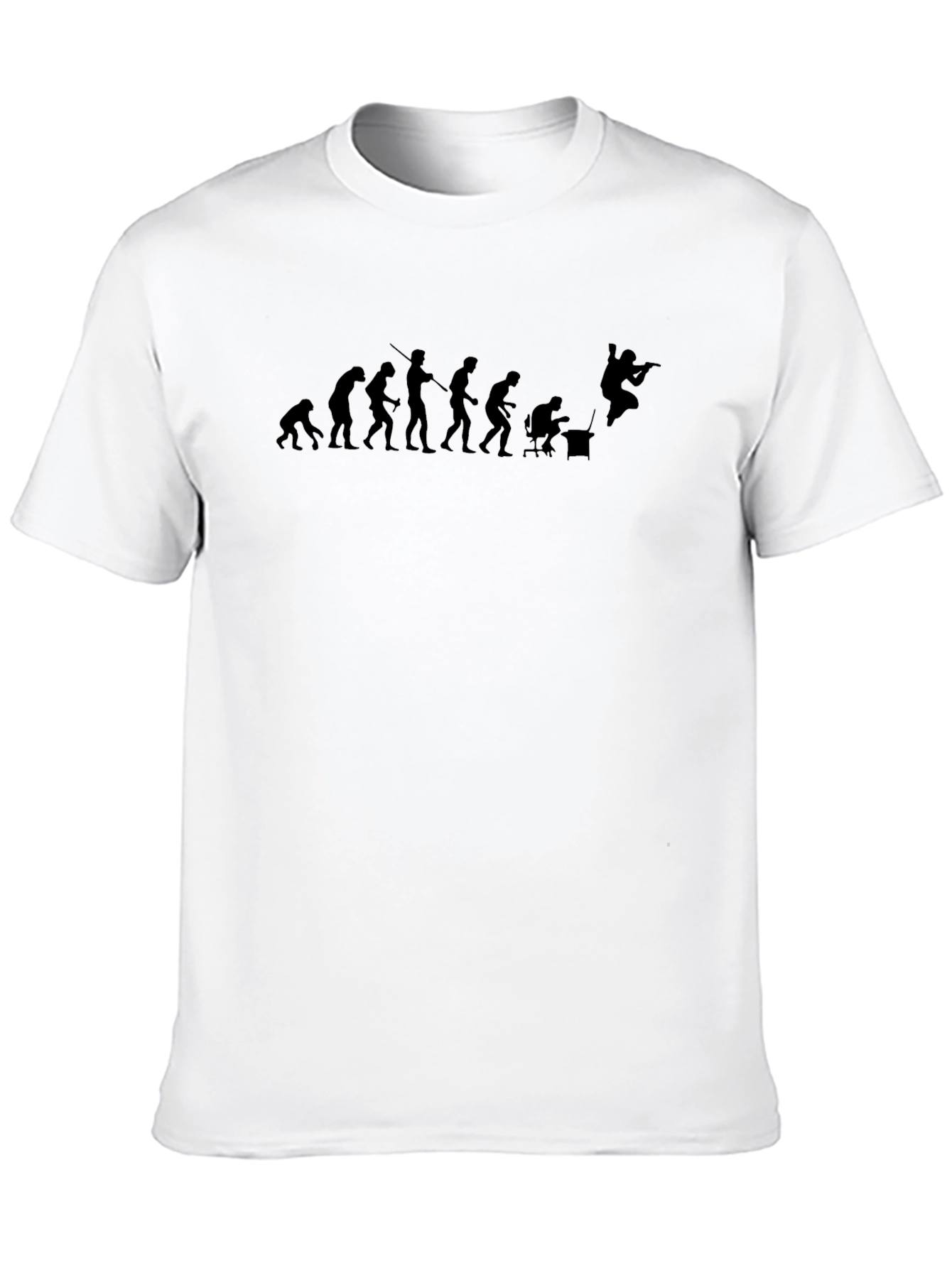 Evolution of Gaming T-Shirt - Black