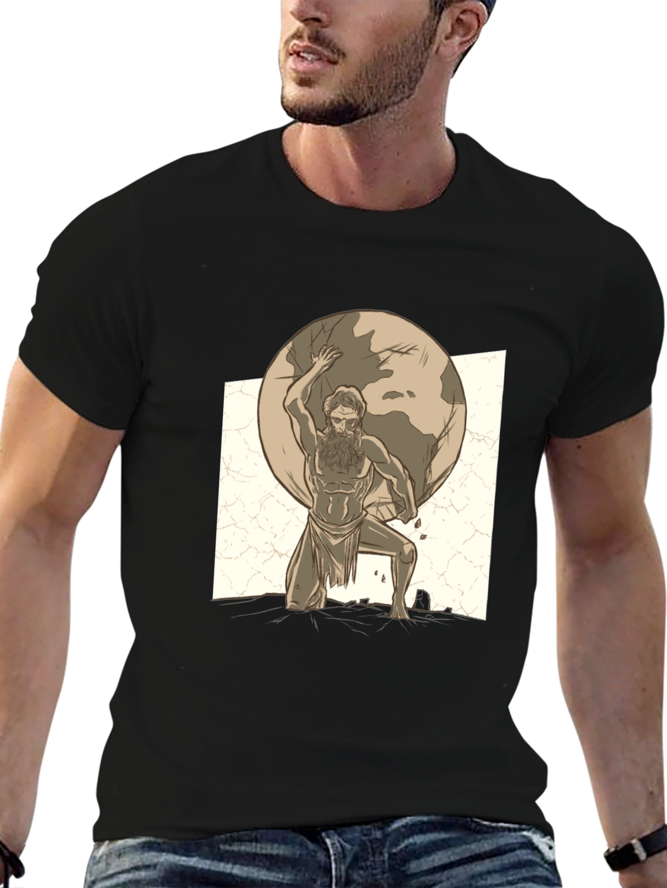 Atlas Graphic Tee - World on Your Shoulders
