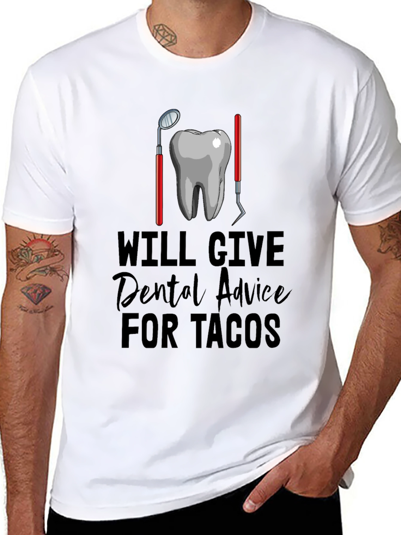 Dental Advice for Tacos Graphic Tee