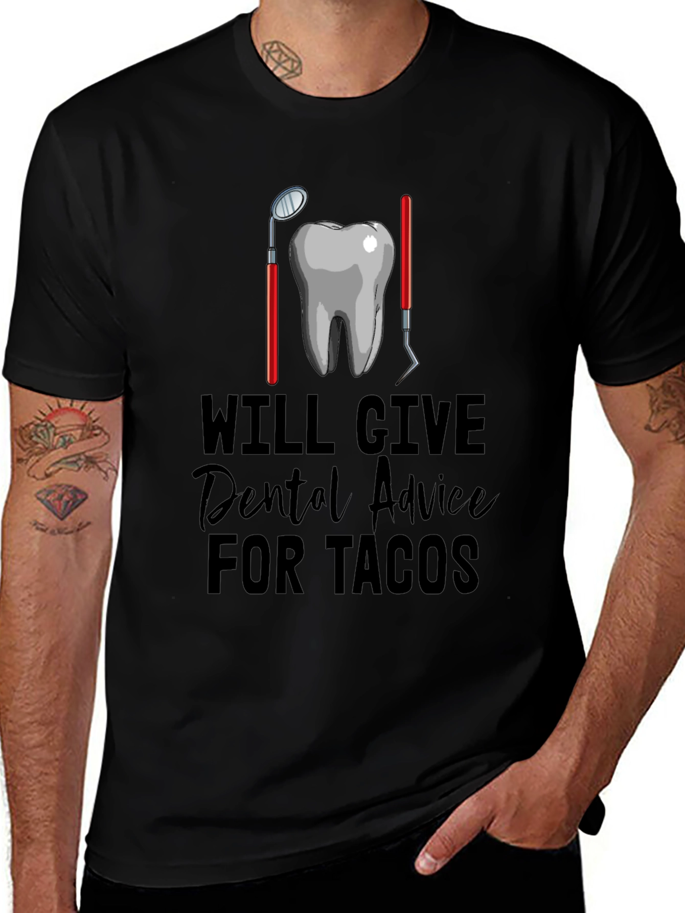 Dental Advice for Tacos Graphic Tee