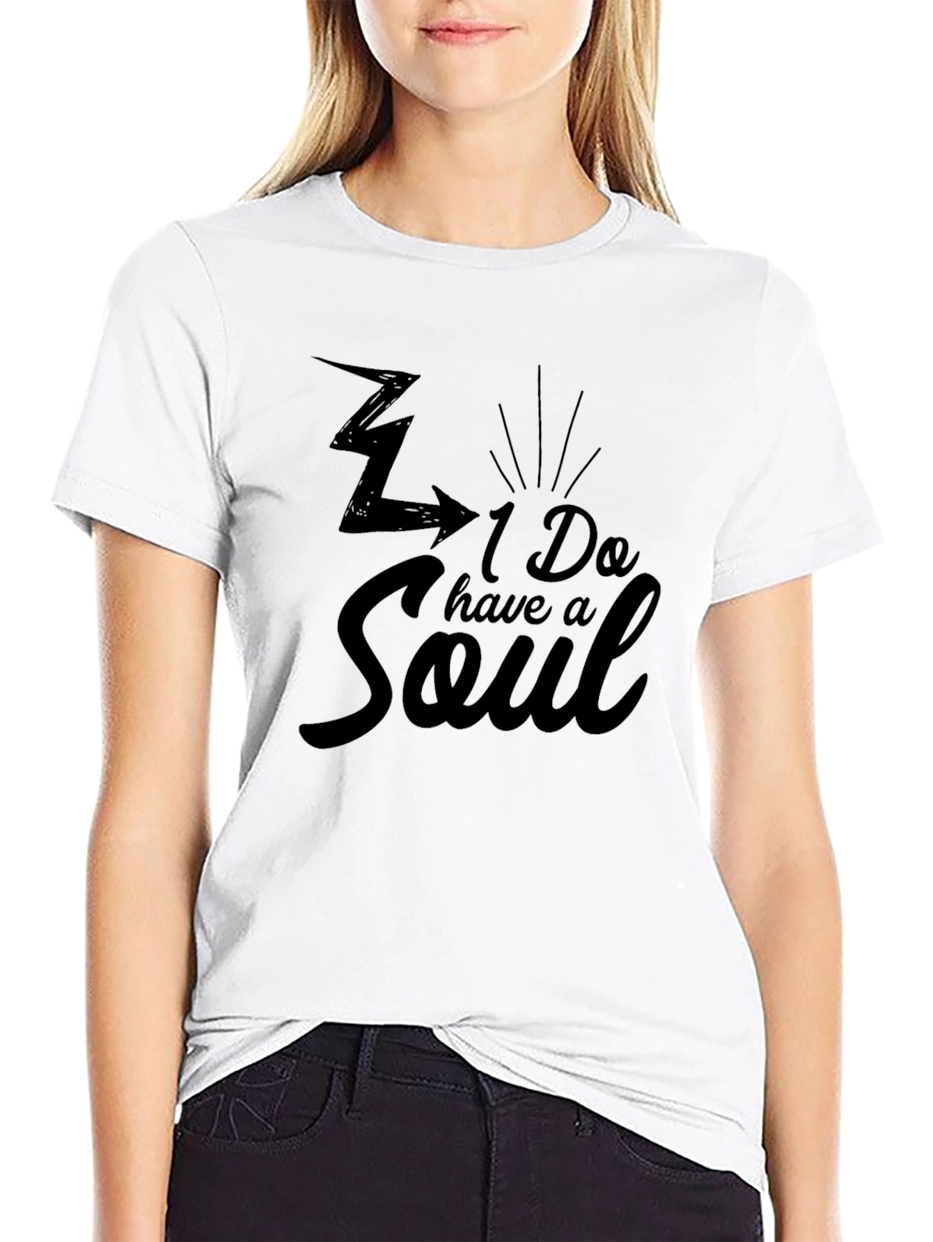 I Do Have a Soul Graphic T-Shirt - Black