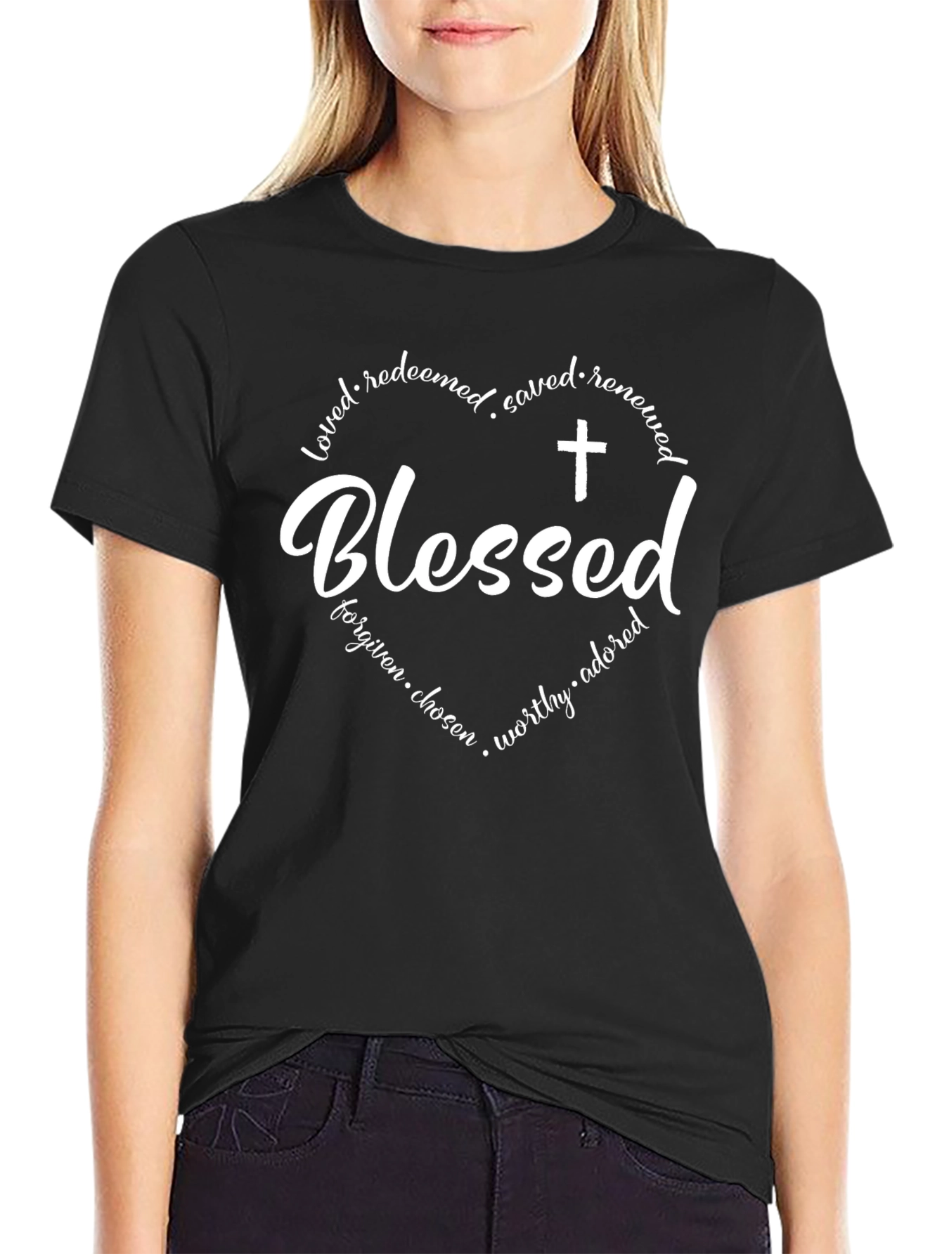 Blessed Graphic T-Shirt - Christian Faith Tee