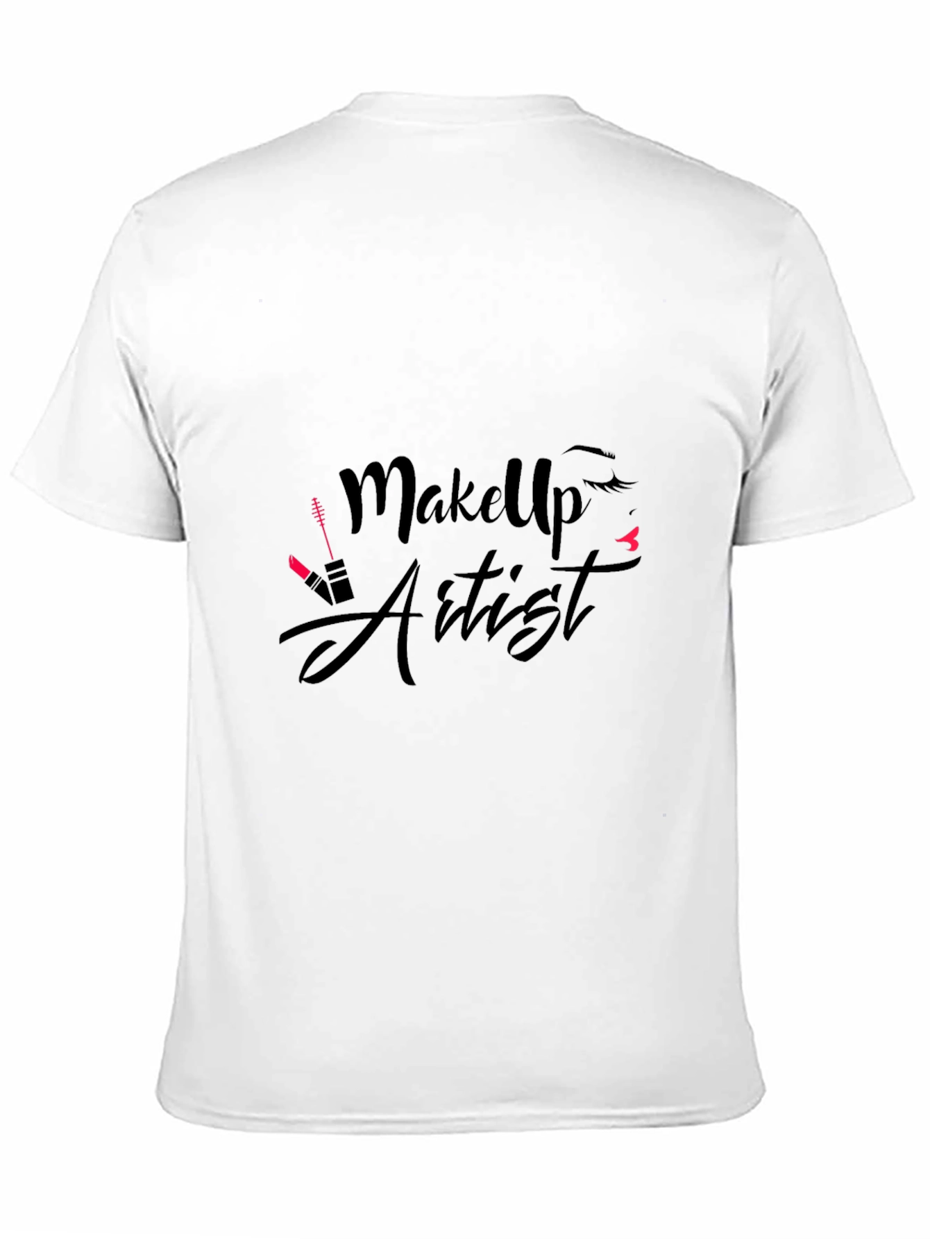 Makeup Artist Graphic T-Shirt - Black