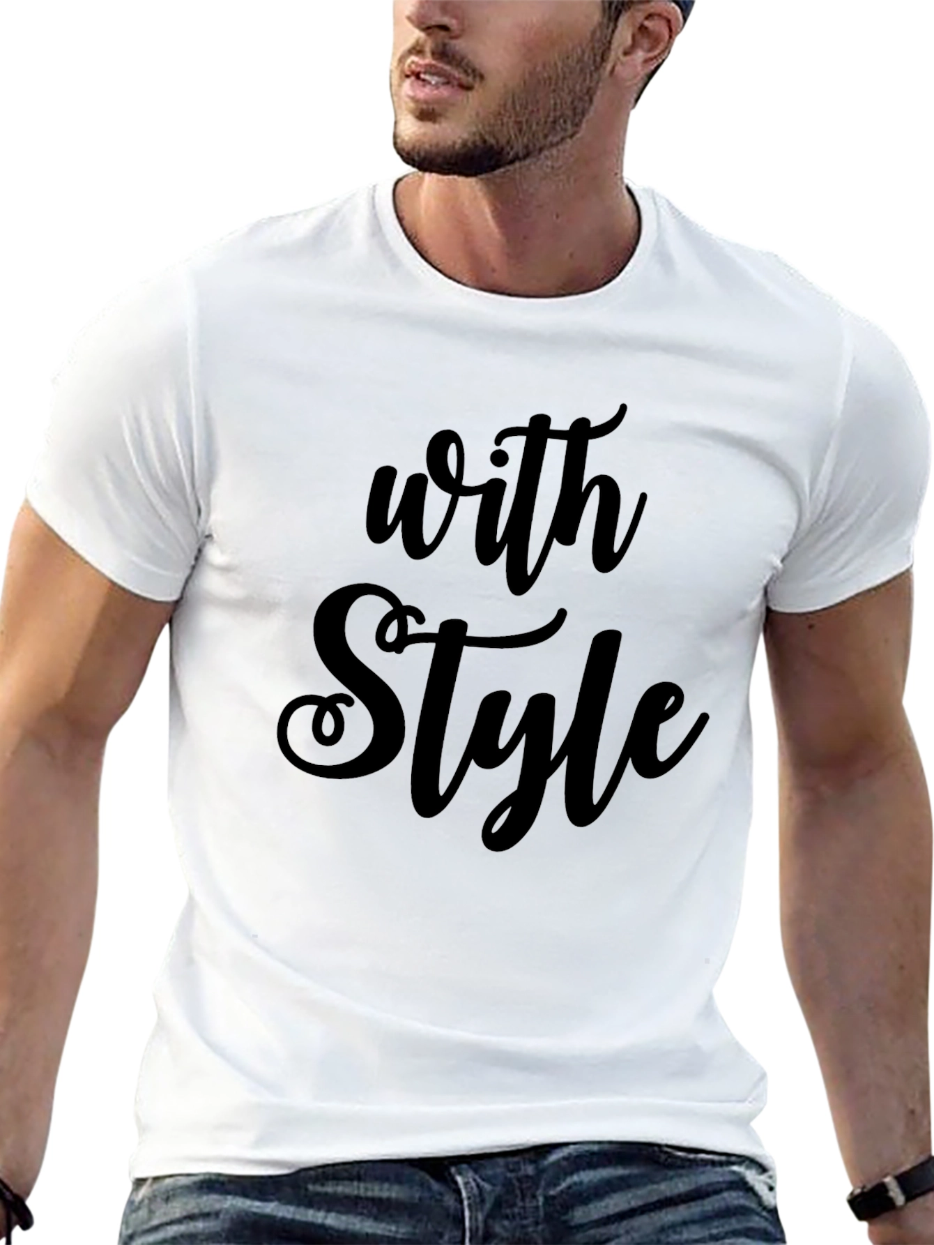 Stylish Black T-Shirt - With Style