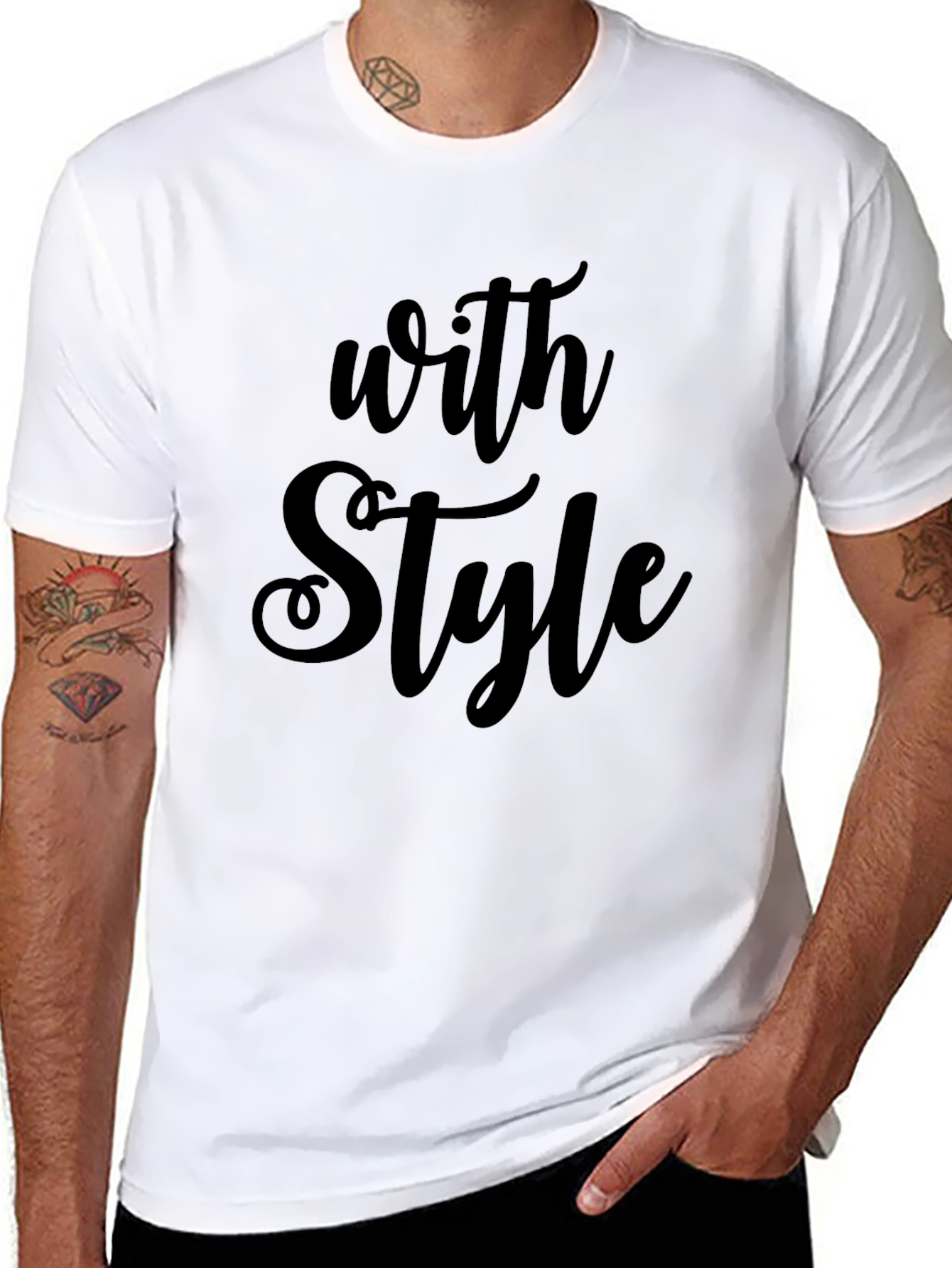 Stylish Black T-Shirt - With Style