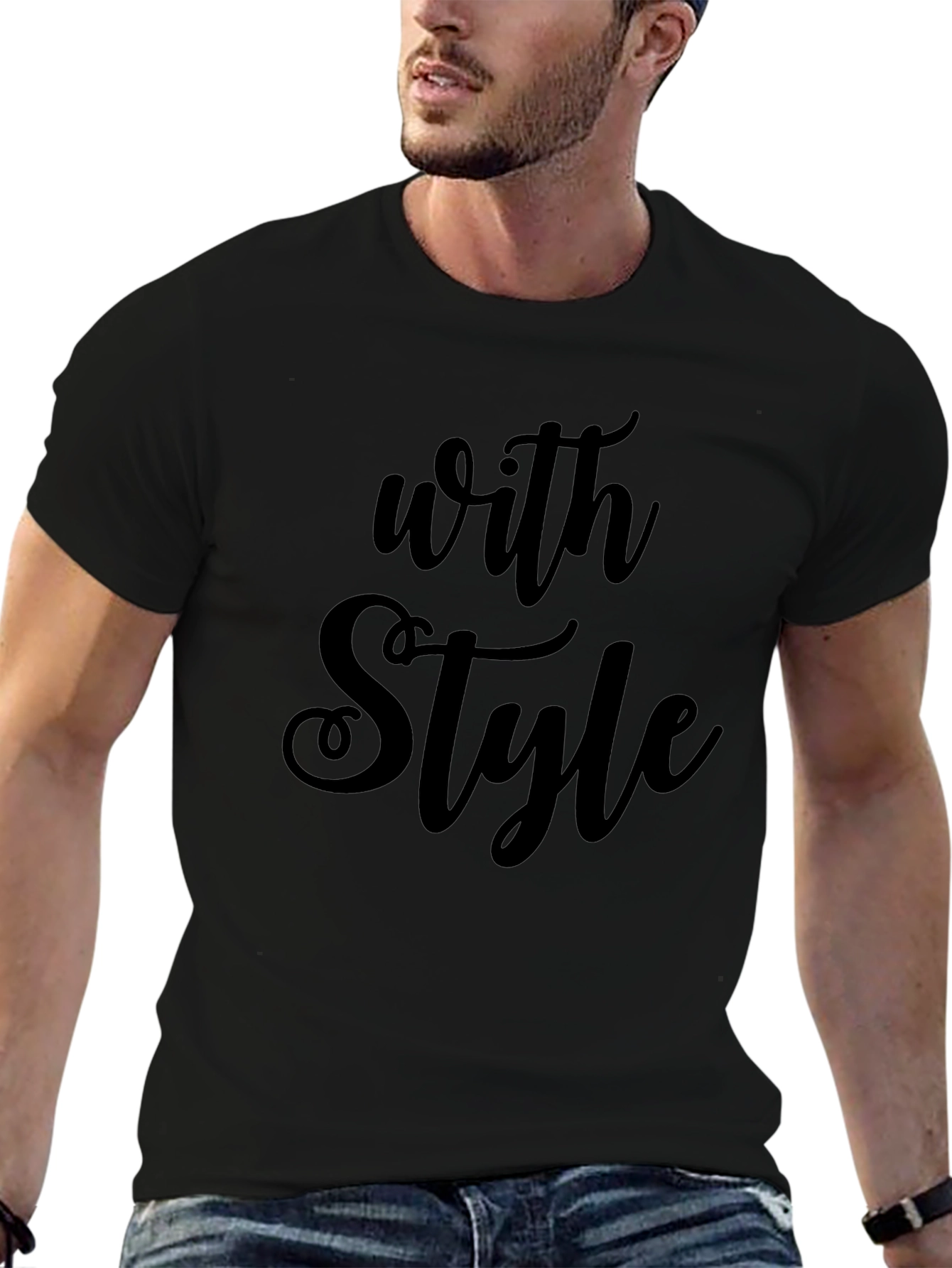 Stylish Black T-Shirt - With Style