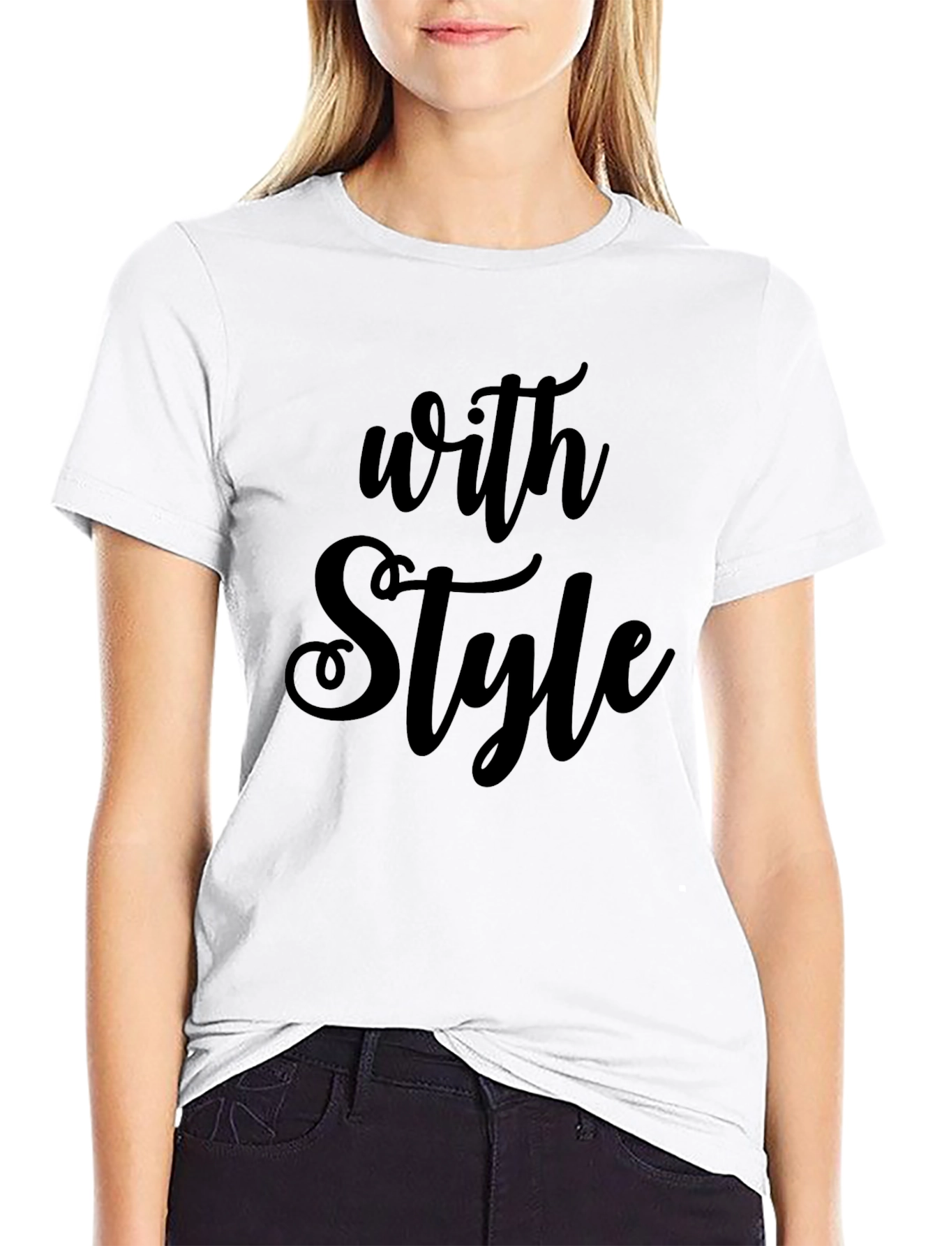 Stylish Black T-Shirt - With Style