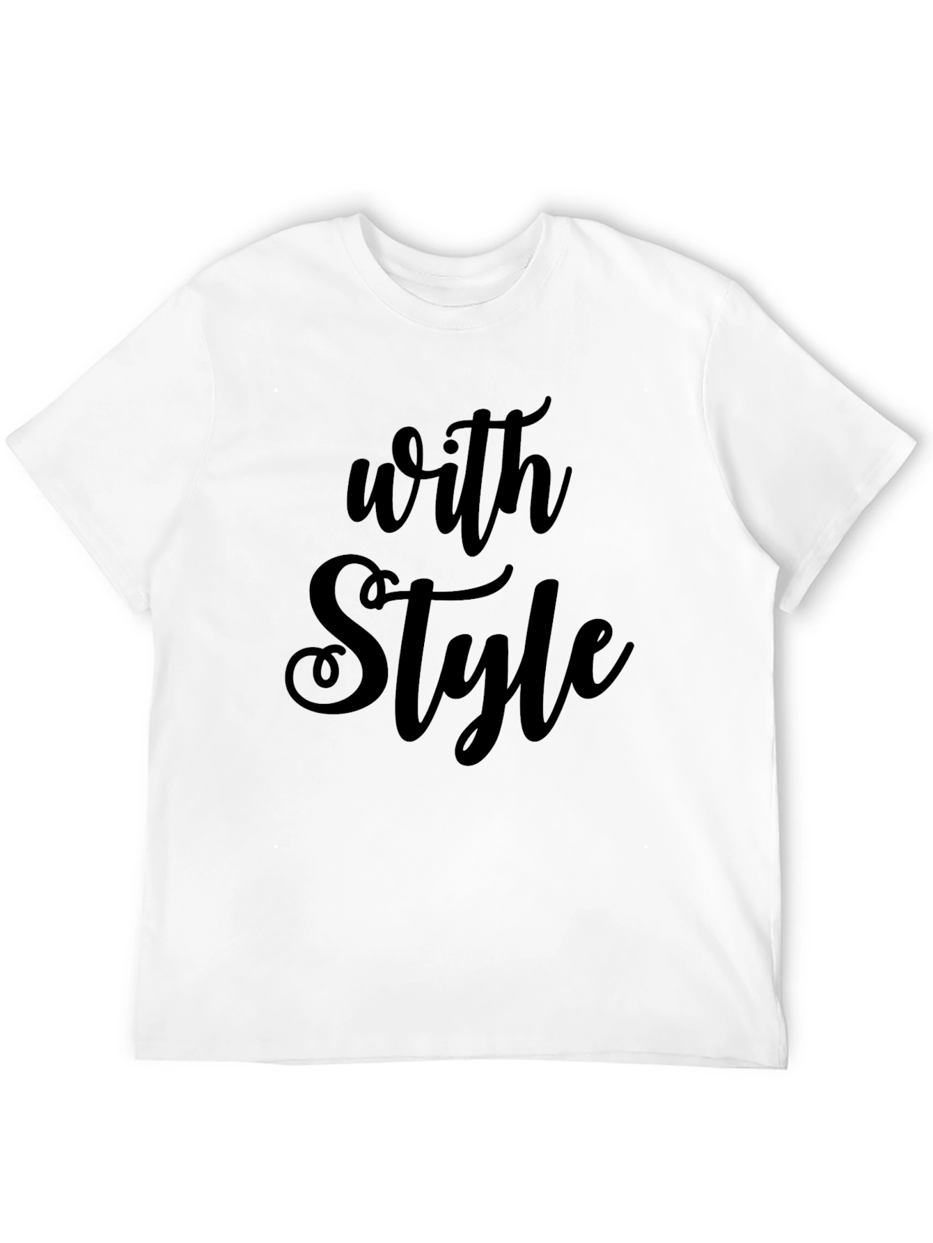 Stylish Black T-Shirt - With Style