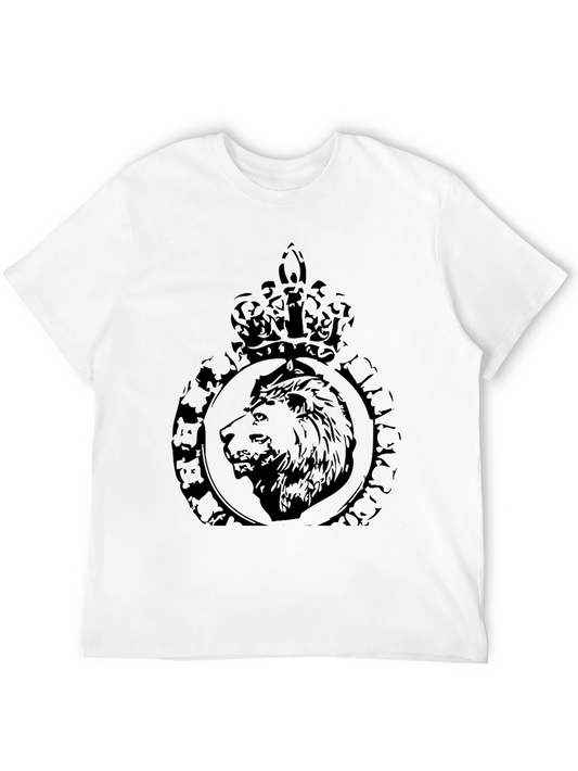 Lion Crest Graphic Black T-Shirt