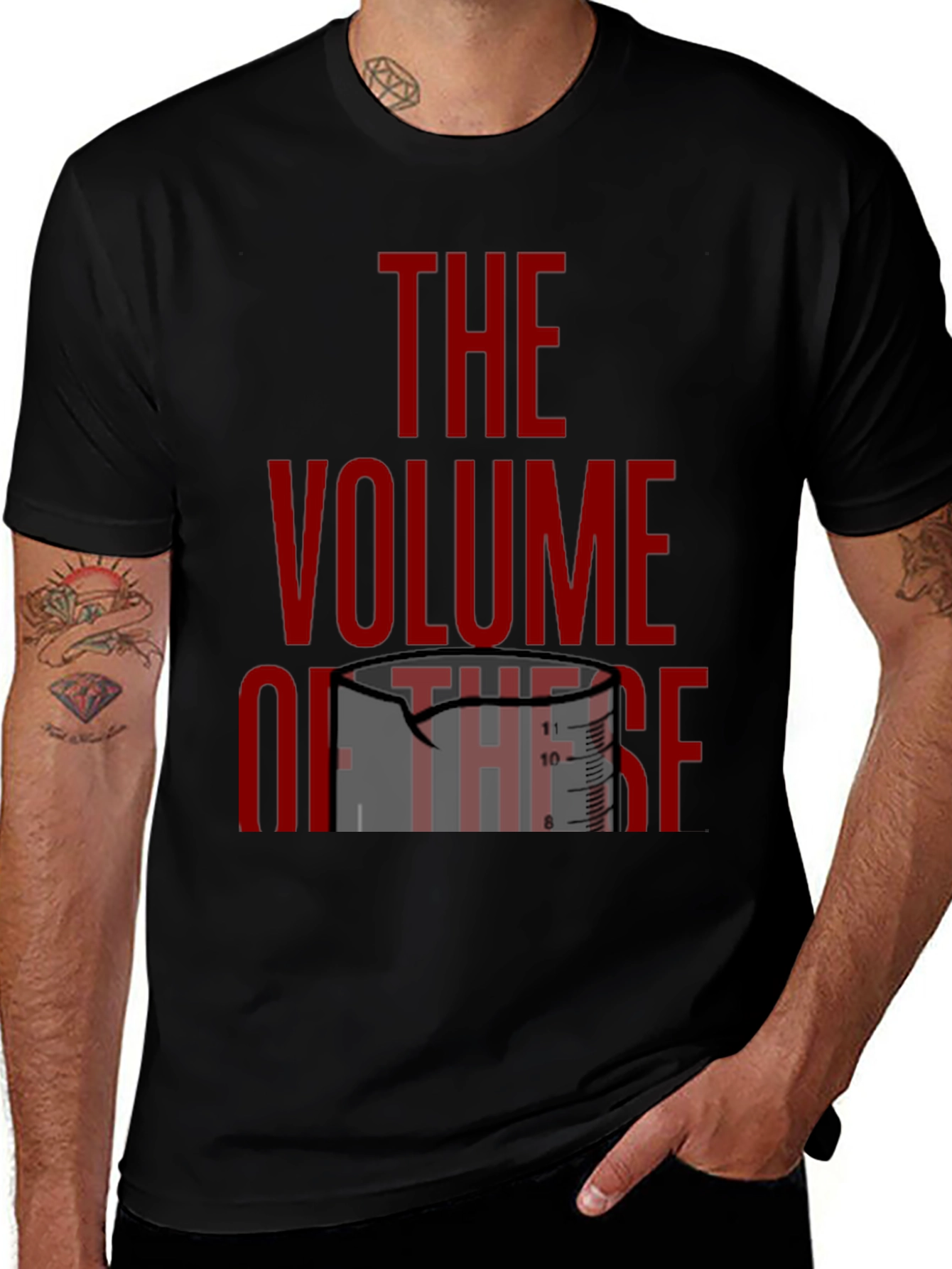 The Volume Of These Funny Science T-Shirt