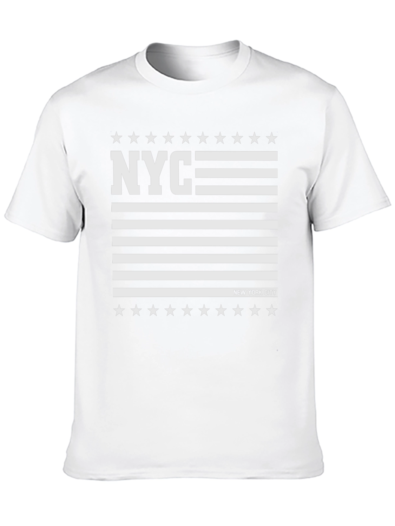 NYC American Flag Style Graphic T-Shirt