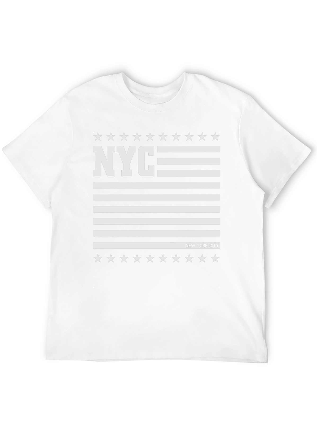 NYC American Flag Style Graphic T-Shirt