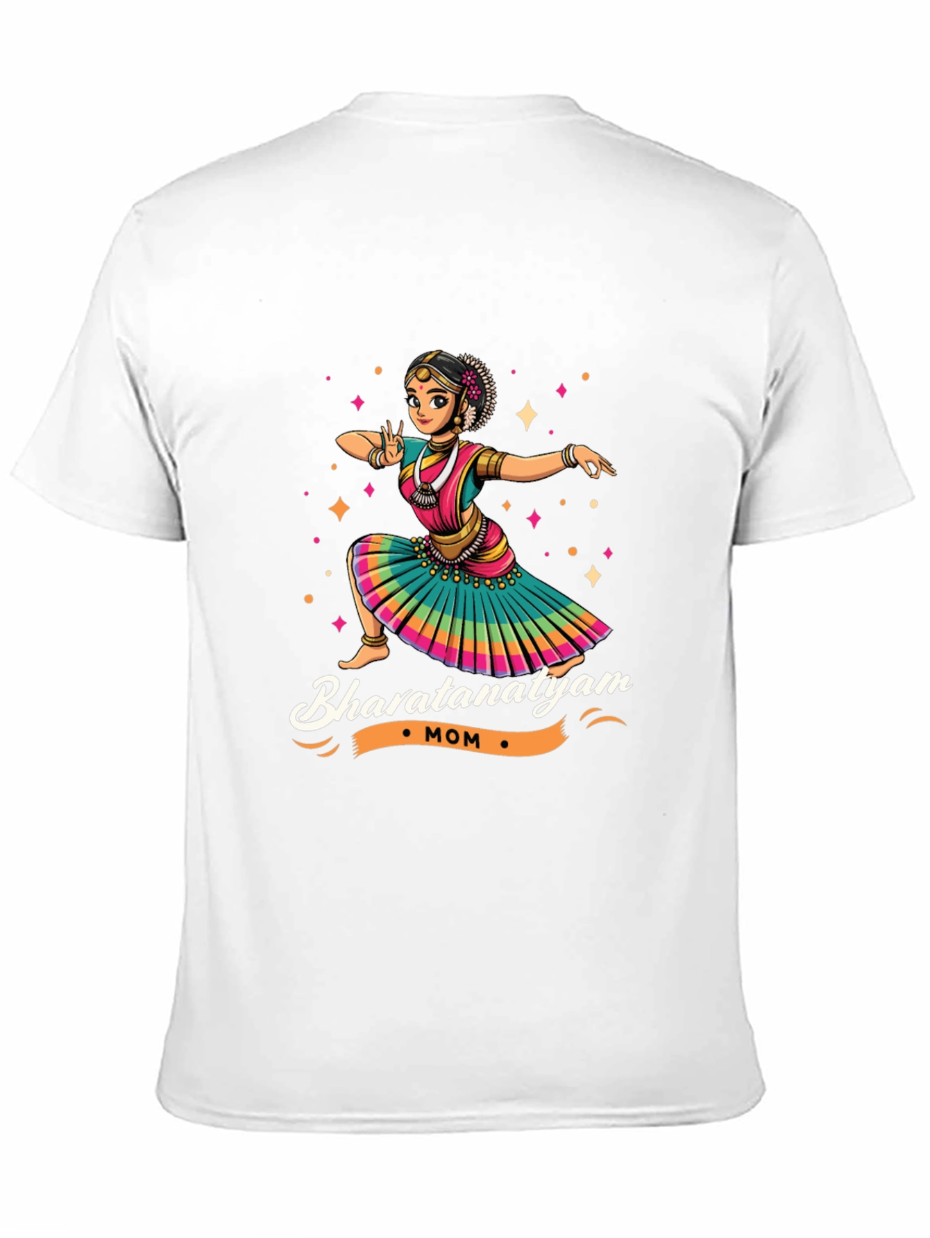 Bharatnatyam Mom Black T-Shirt