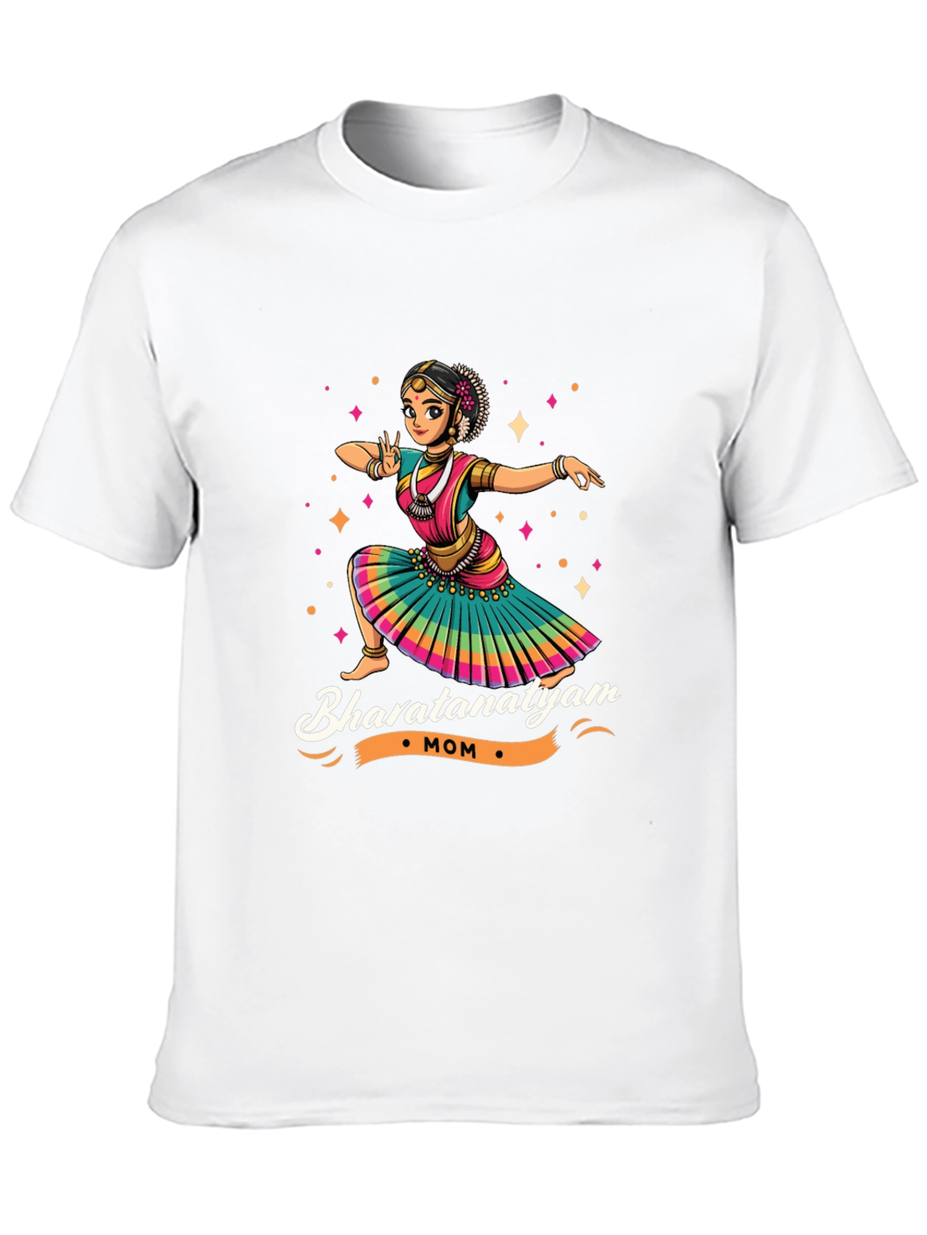 Bharatnatyam Mom Black T-Shirt