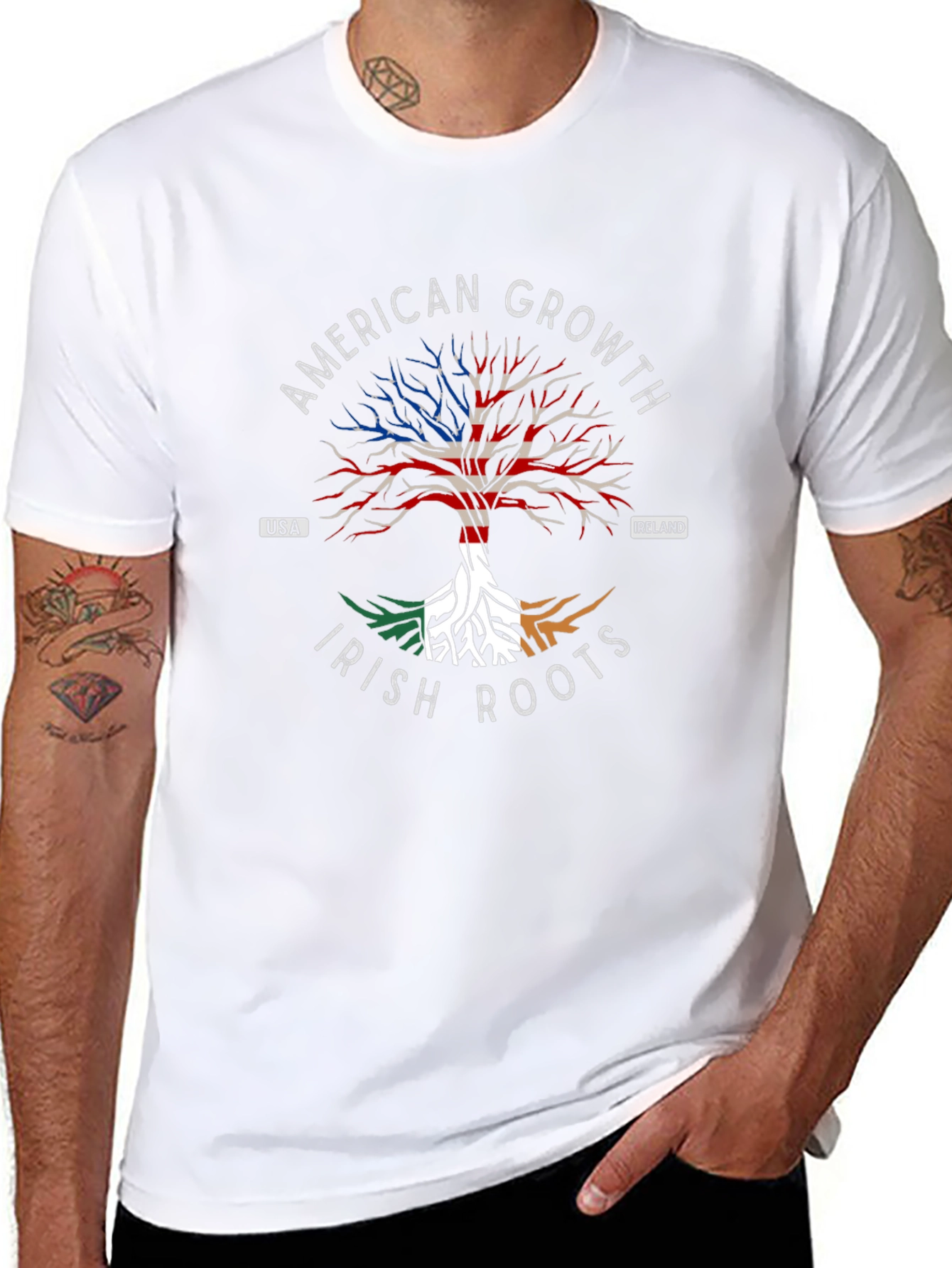 American Growth Irish Roots Graphic Tee